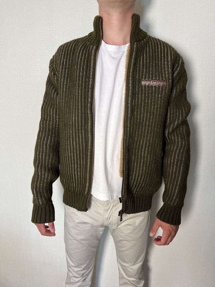Dolce & Gabbana Dolce&Gabbana Cardigan Lining Lamb Fur Brown Size M Size US M / EU 48-50 / 2 - 5 Thumbnail