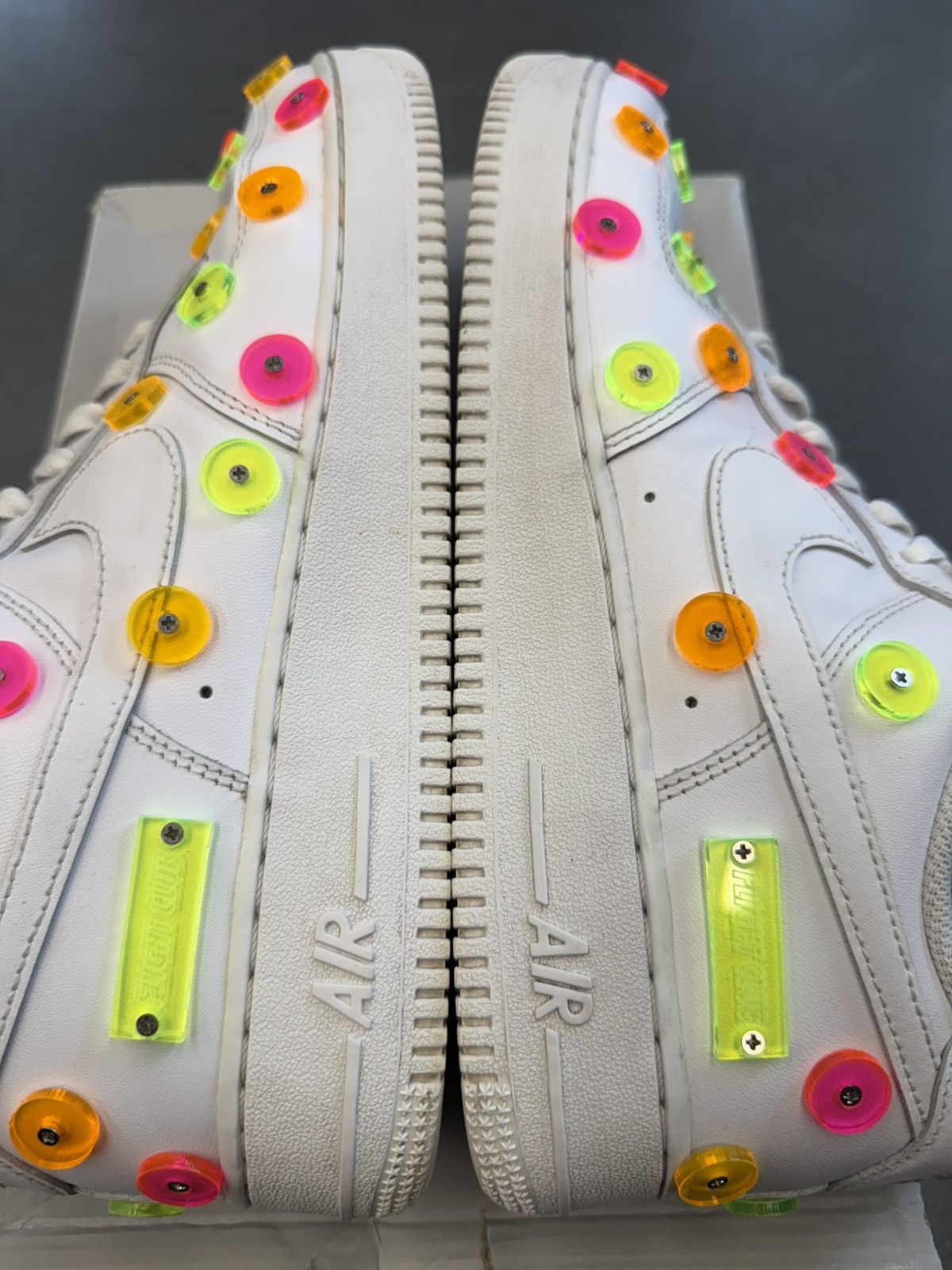 Nike 2019 Nike Air Force Flight Club Custom TBD In Progress Size US 10 / EU 43 - 3 Thumbnail