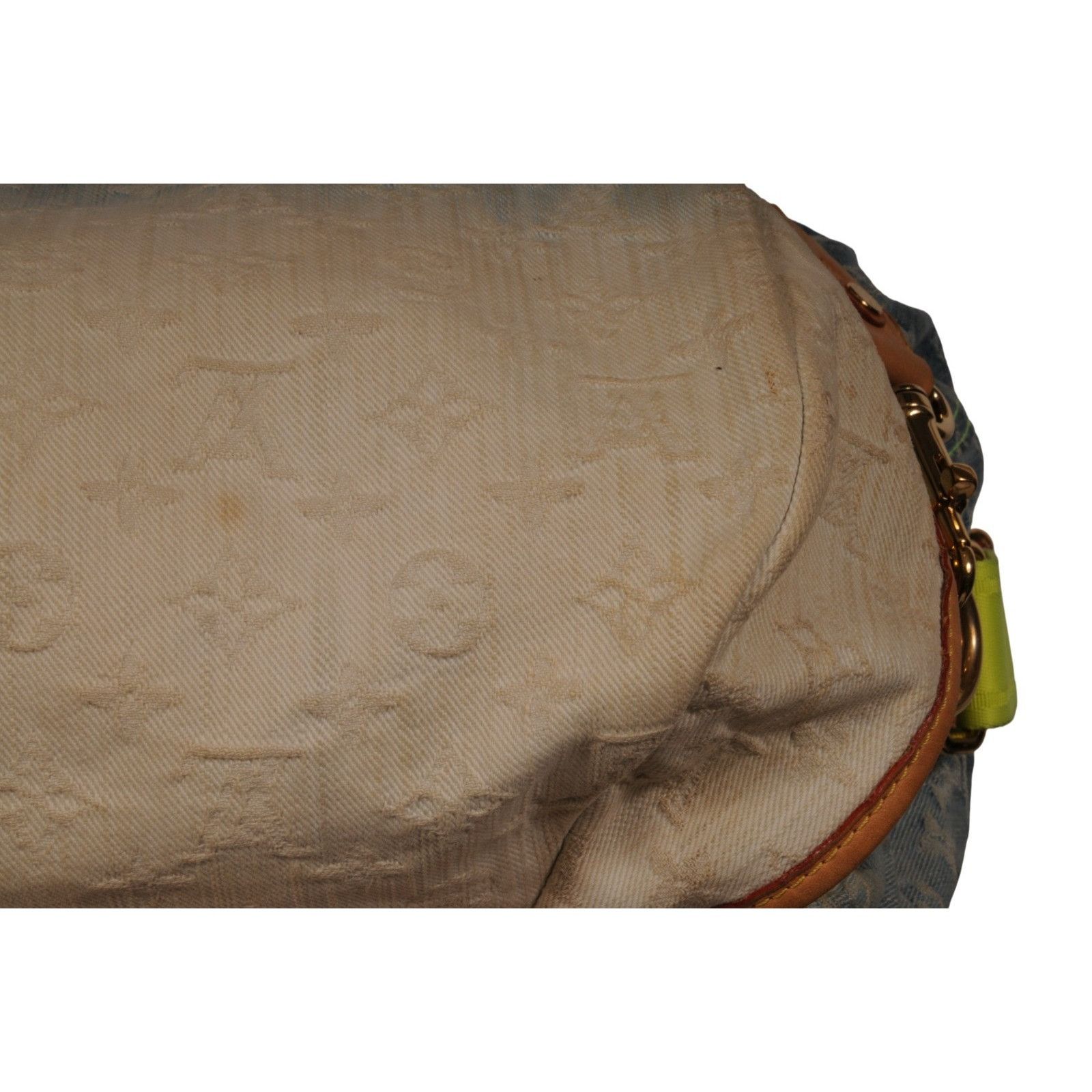 Louis Vuitton Sunrise Denim Lv Logo Monogram Messenger Travel Bag Size ONE SIZE - 14 Thumbnail