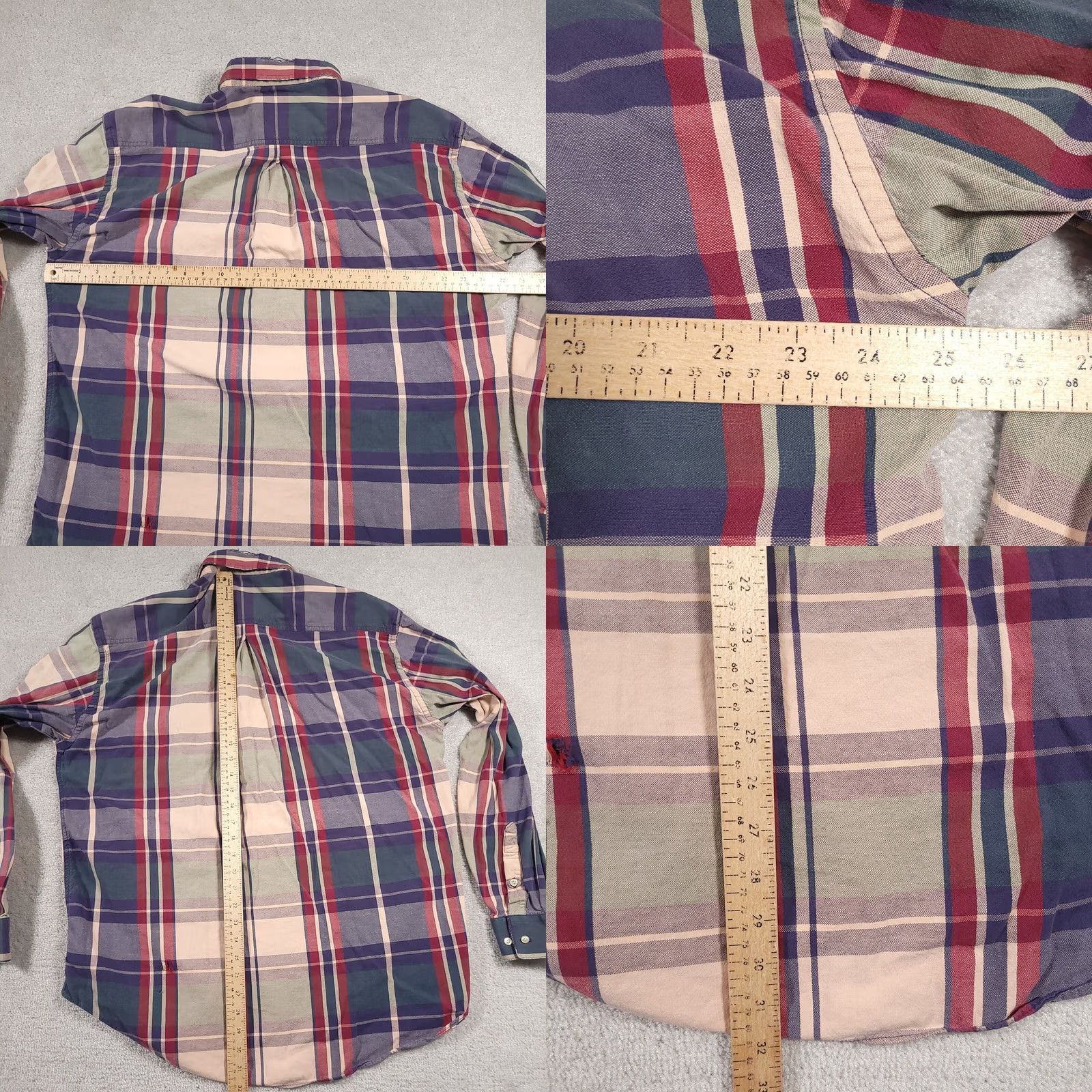 Equipment VINTAGE Cowboy Equipment Shirt Large Plaid Long Sleeve Button Down Pocket Mens Size US L / EU 52-54 / 3 - 8 Thumbnail