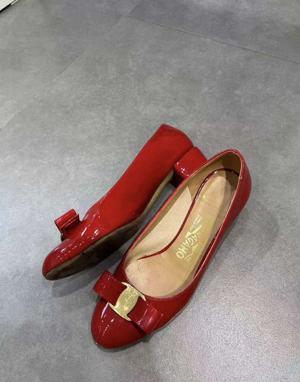 Salvatore Ferragamo Ferragamo block heel shoes J38 Size US 5.5 / IT 35.5 - 2 Thumbnail