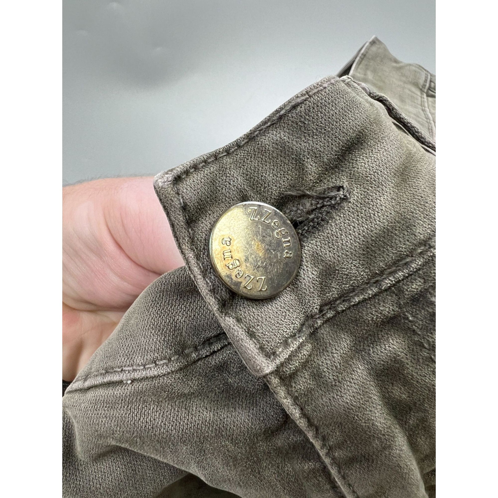 Z Zegna ZZegna Green Cotton Pants (Y0952) Size US 36 / EU 52 - 5 Thumbnail