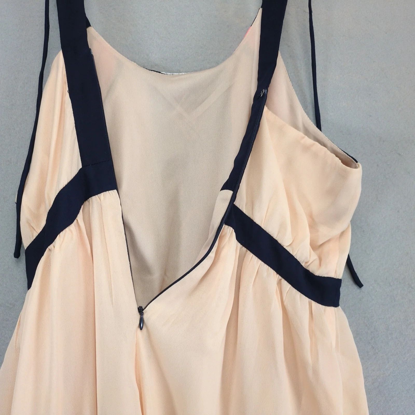 Other Lulumari Embroidered Peach Chiffon Halter Strap Maxi Dress M Size M / US 6-8 / IT 42-44 - 5 Thumbnail