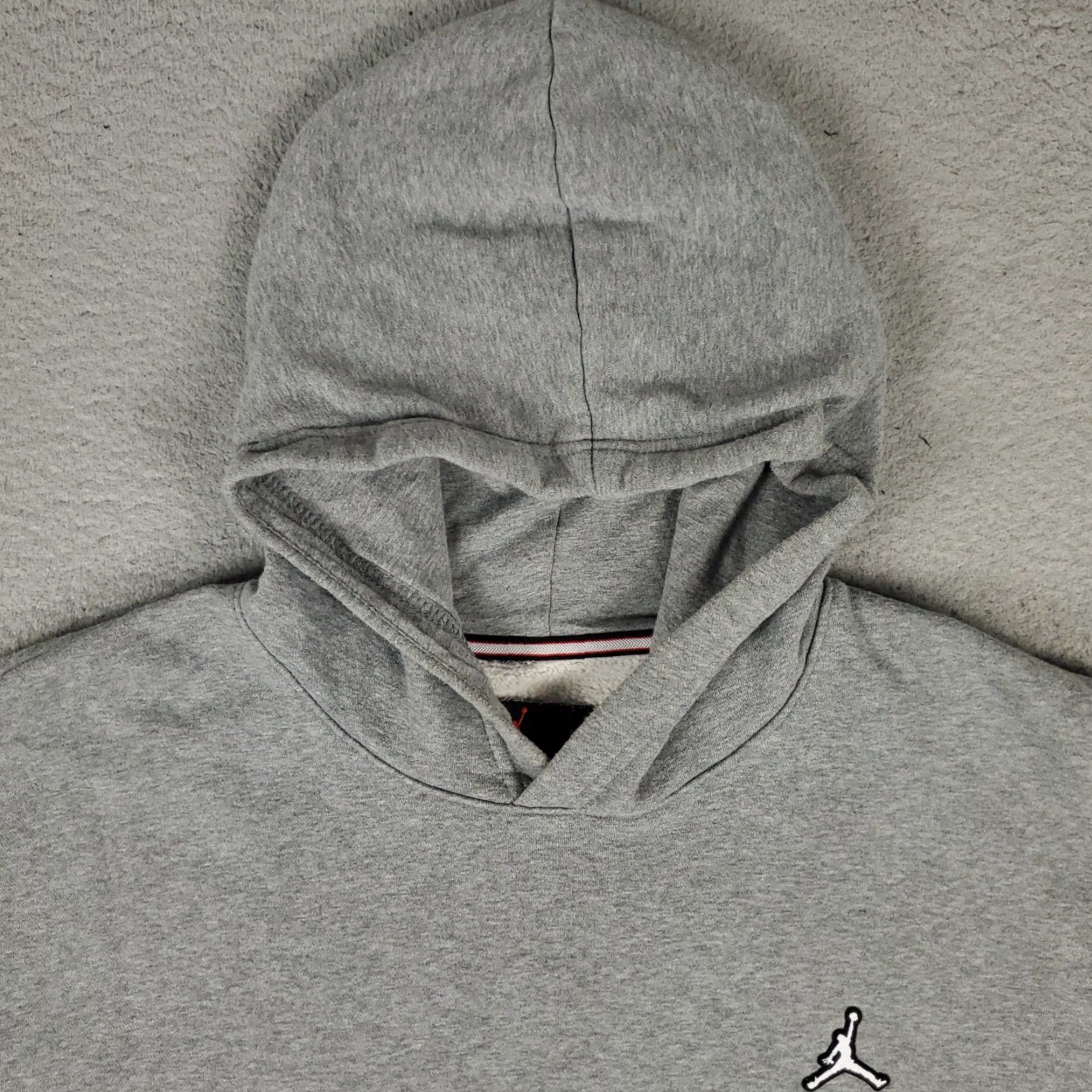 Jordan Brand Jordan Hoodie Mens XL Gray Jumpman Pullover Sweatshirt RUNS SHORT Size US XL / EU 56 / 4 - 2 Thumbnail
