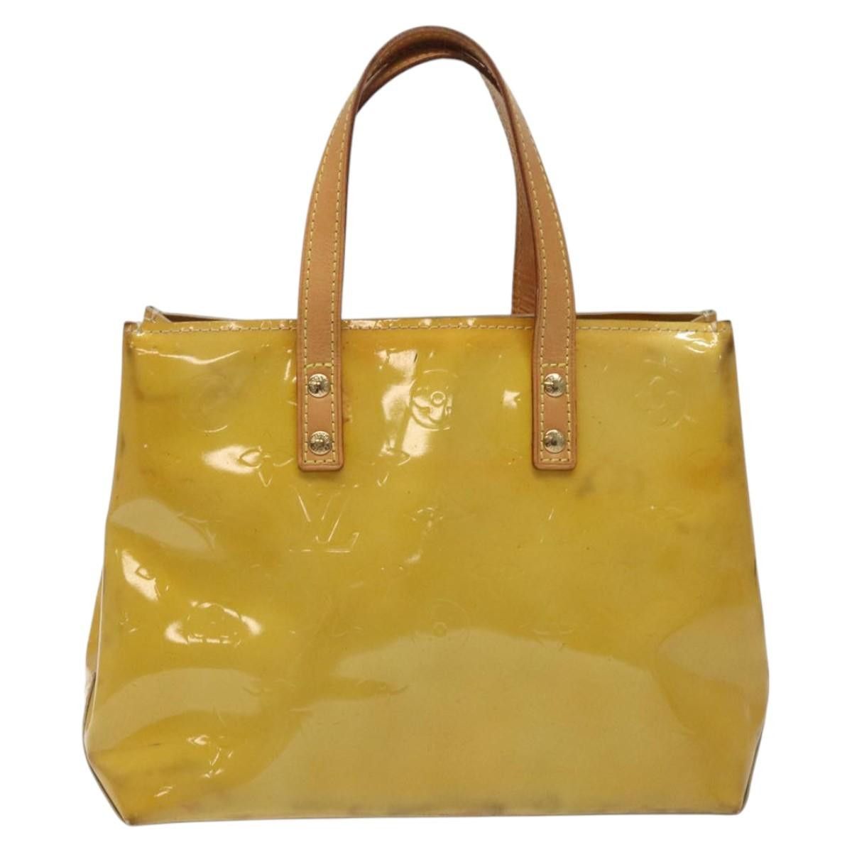 Louis Vuitton LOUIS VUITTON Monogram Vernis Reade PM Hand Bag Beige M91334 Size ONE SIZE - 13 Thumbnail