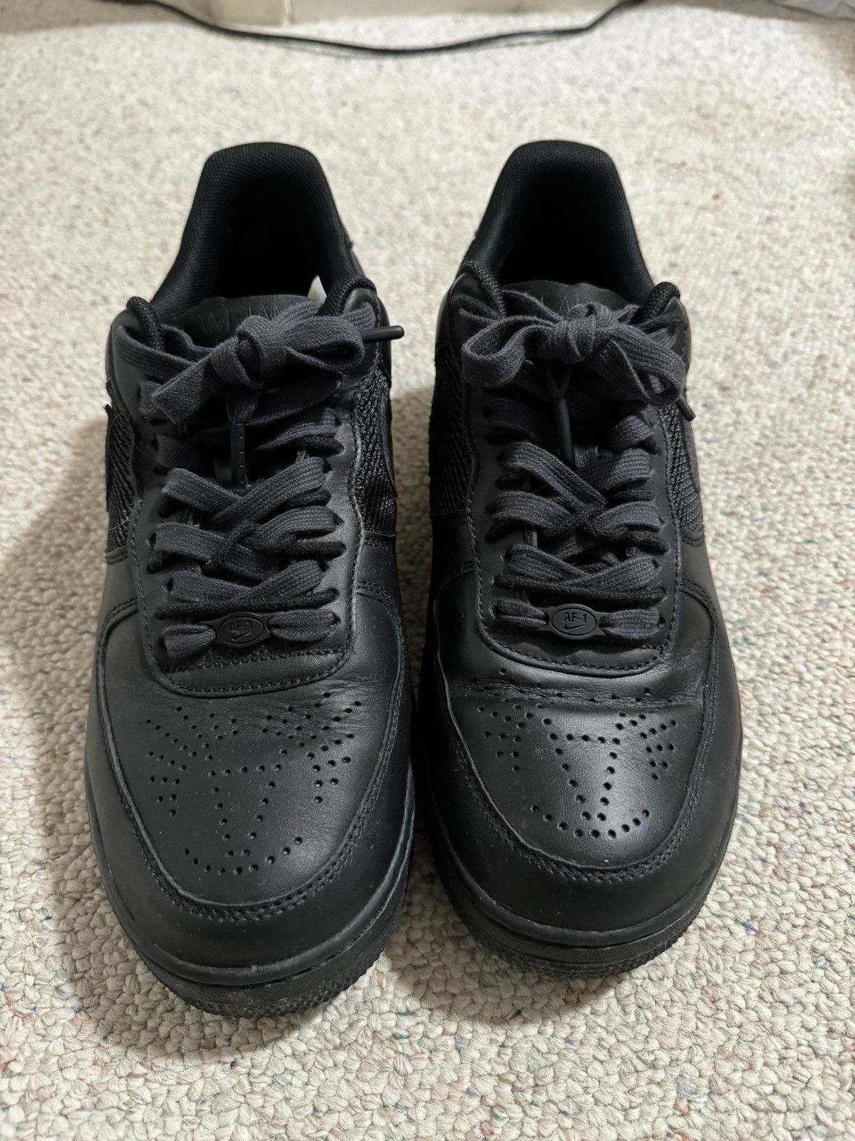 Nike Nike Slam Jam Air Force One - Black Size US 9 / EU 42 - 1 Thumbnail