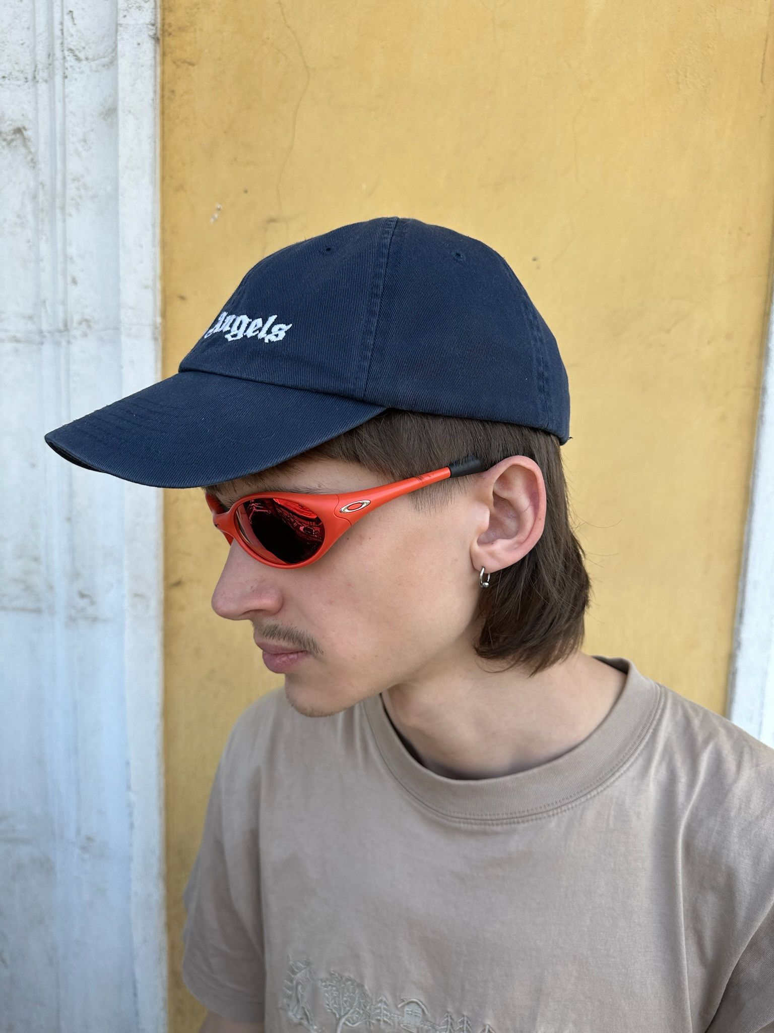 Palm Angels Palm Angels Cap Embroidered Grey Baseball Cap Hat Size ONE SIZE - 4 Thumbnail