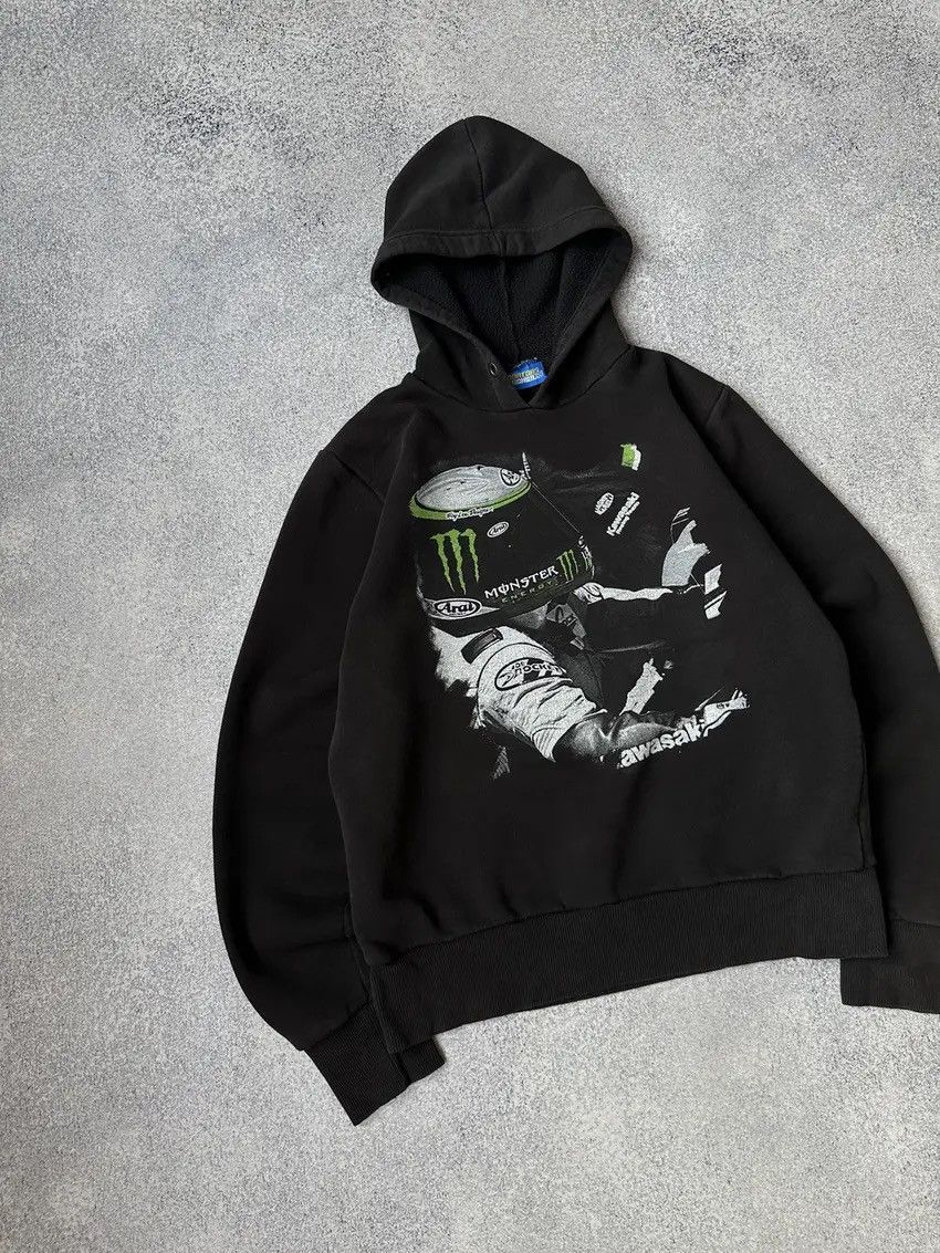 Vintage Vintage Kawasaki Monster Joe Rocket Racing Team Hoodie Size US M / EU 48-50 / 2 - 3 Thumbnail