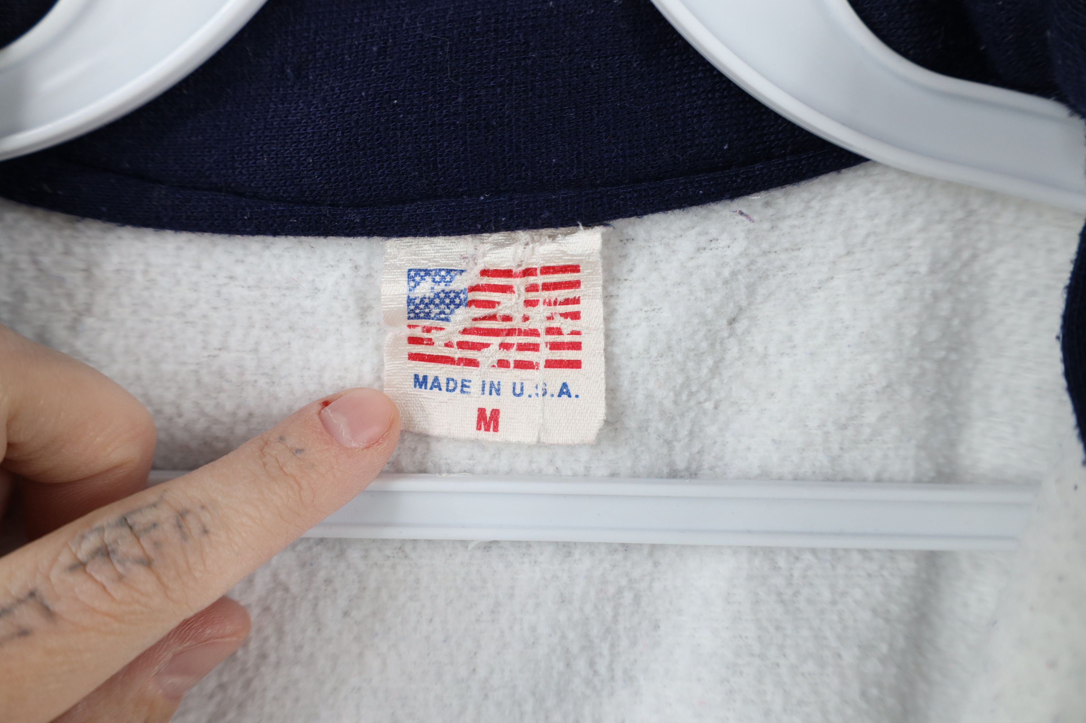 Vintage Vintage 90s Streetwear Half Zip Pullover Sweatshirt USA Size M / US 6-8 / IT 42-44 - 10 Thumbnail