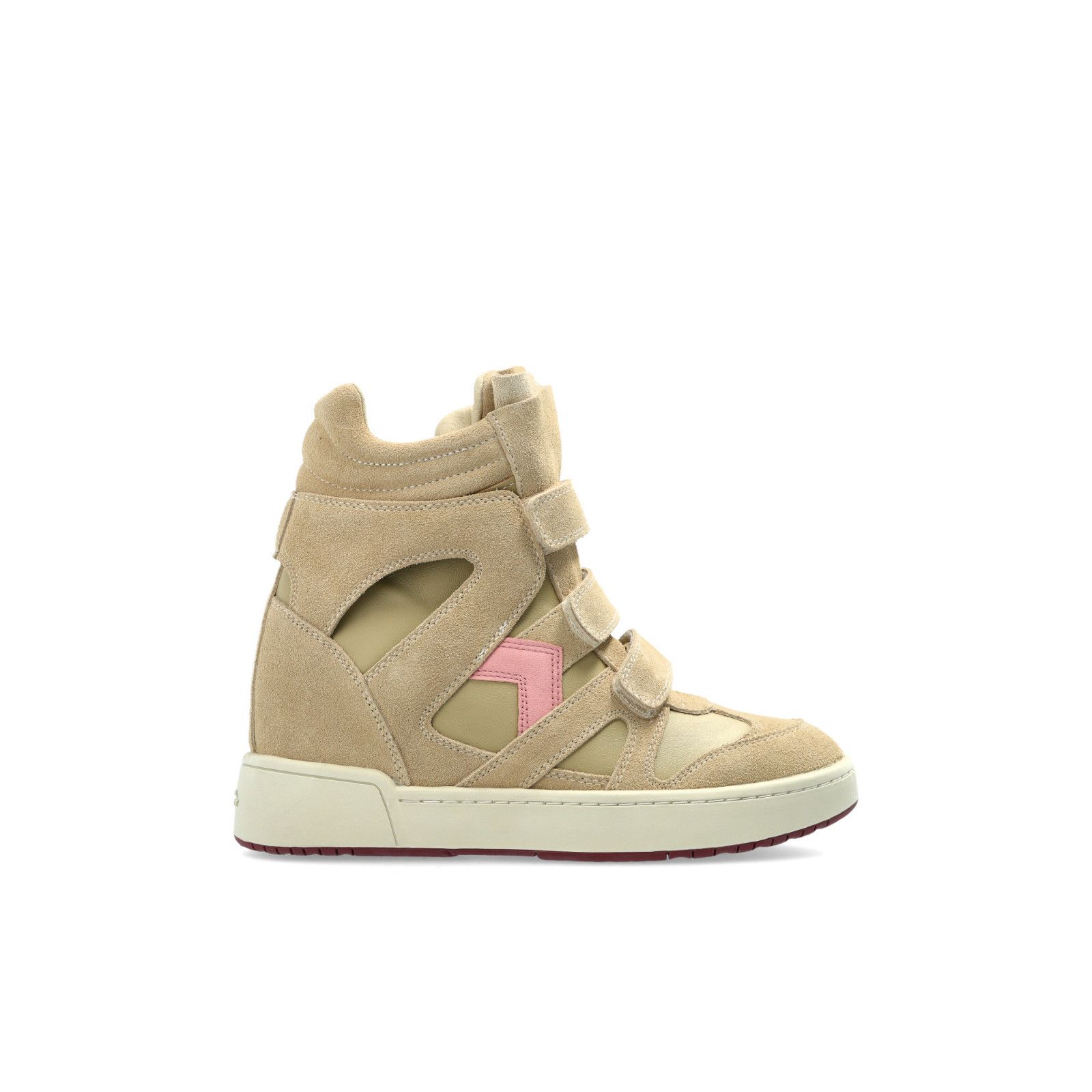 ISABEL MARANT ''IM3'' Beige Wedge Shoes New & Authentic (Wom