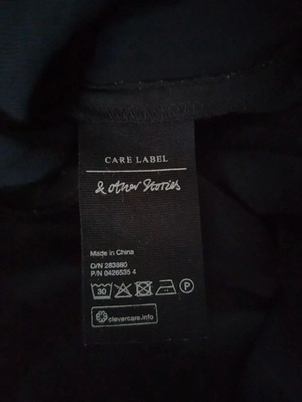 & Other Stories & Other Stories black viscose dress Size L / US 10 / IT 46 - 4 Thumbnail