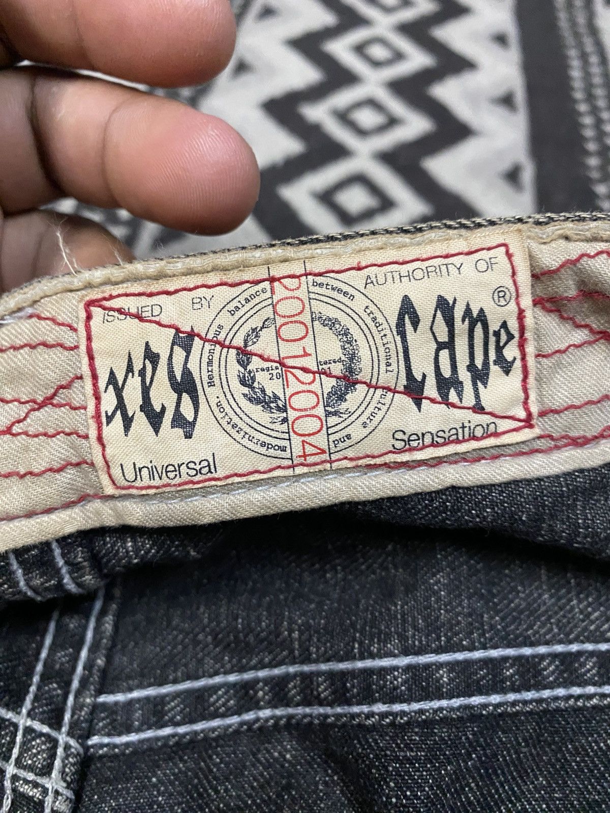 Designer × Japanese Brand Vintage Xescape Jeans Selvedge Size US 34 / EU 50 - 15 Thumbnail