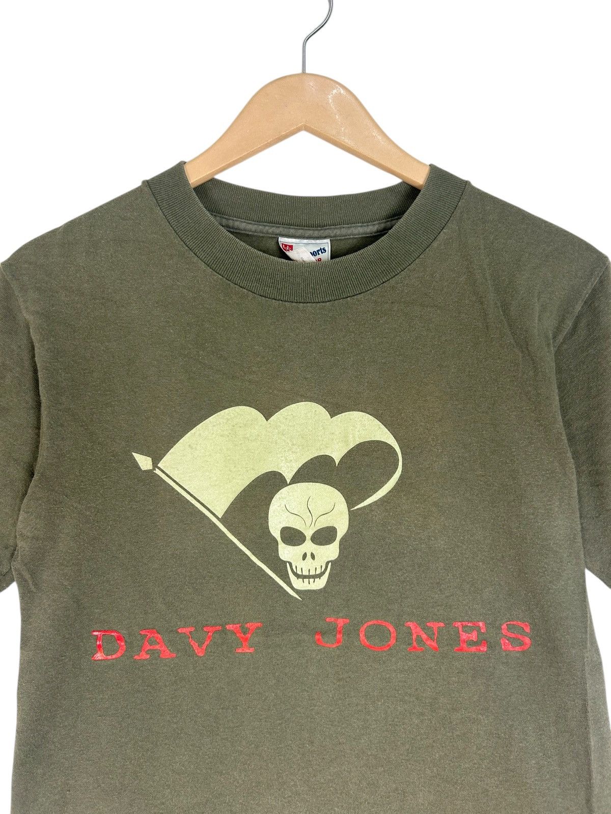 Band Tees × Vintage Vintage Davy Jones Skull Head T-Shirt – The Monkees Retro Size US S / EU 44-46 / 1 - 2 Thumbnail
