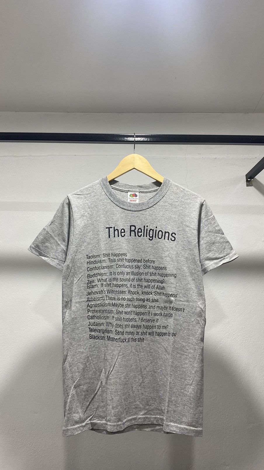 Vintage 💥Rare All Religion Poem Wording Size US S / EU 44-46 / 1 - 3 Thumbnail