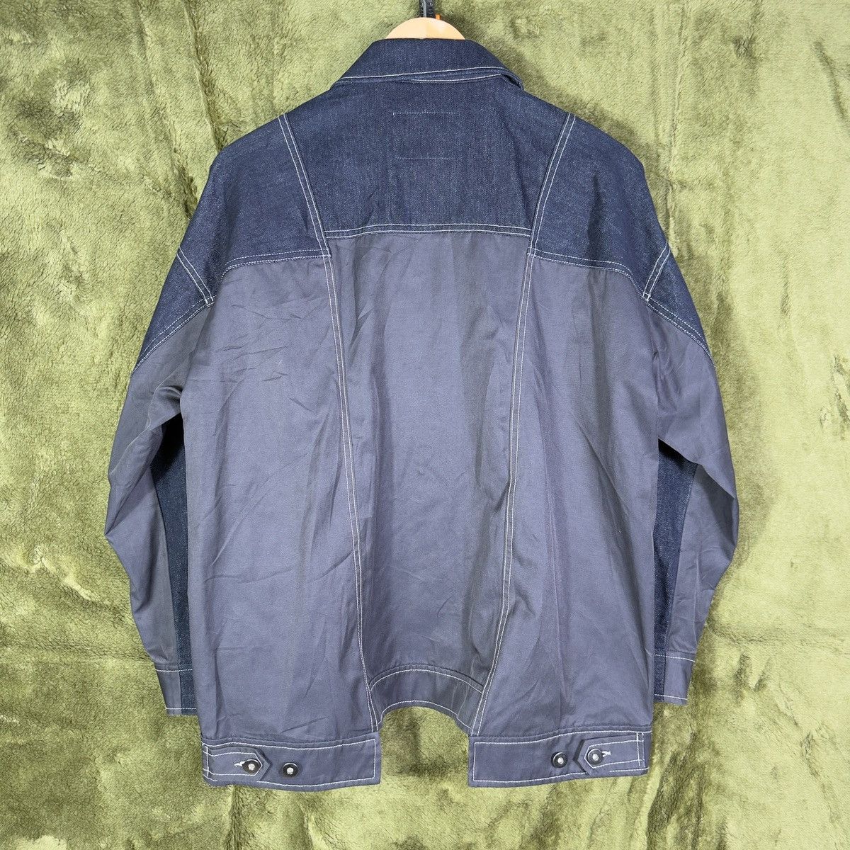 Other Marechal Terre Japanese Brand Docking Denim Hybrid Jacket Size M / US 6-8 / IT 42-44 - 7 Thumbnail