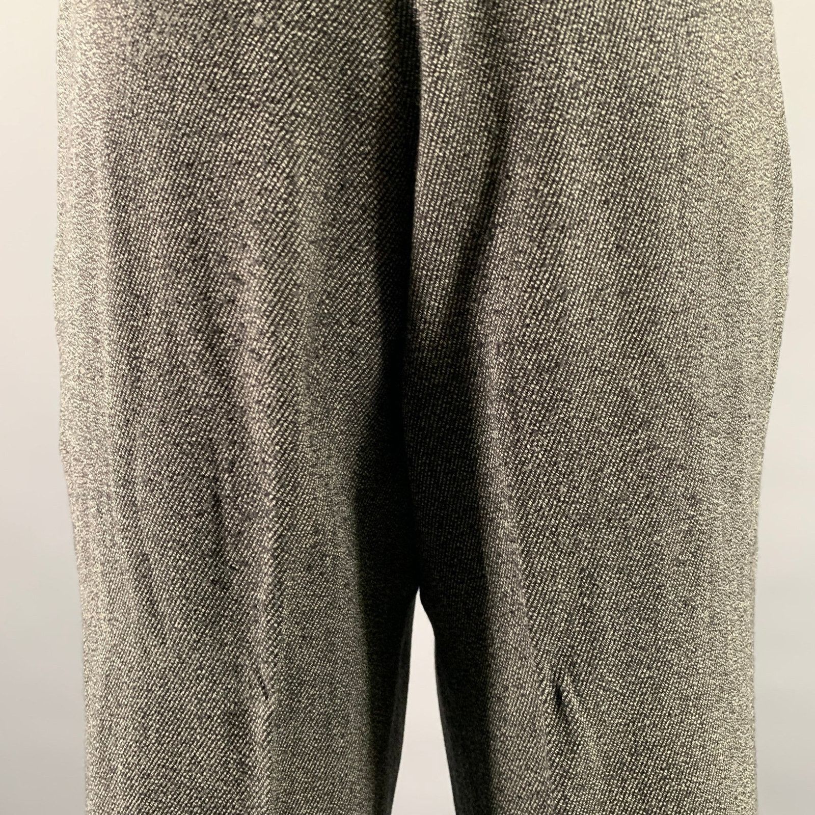Versace V2 by VERSACE Grey Black Heather Double Breasted Suit Size 42R - 8 Thumbnail