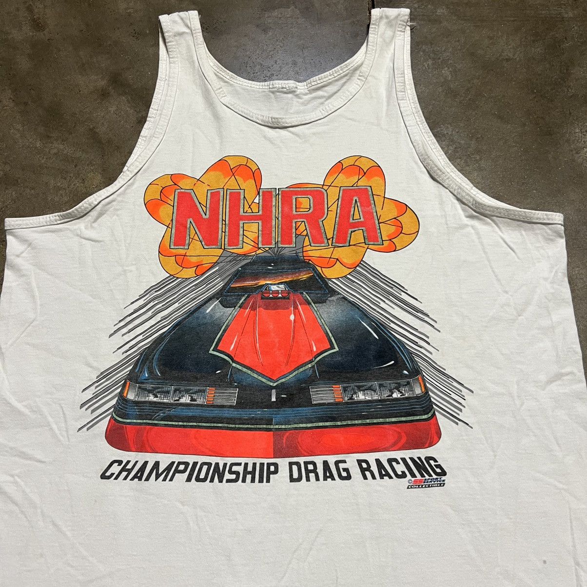 Vintage Vintage NHRA Championship Racing Tank Top Muscle Shirt 90s Size US L / EU 52-54 / 3 - 6 Thumbnail
