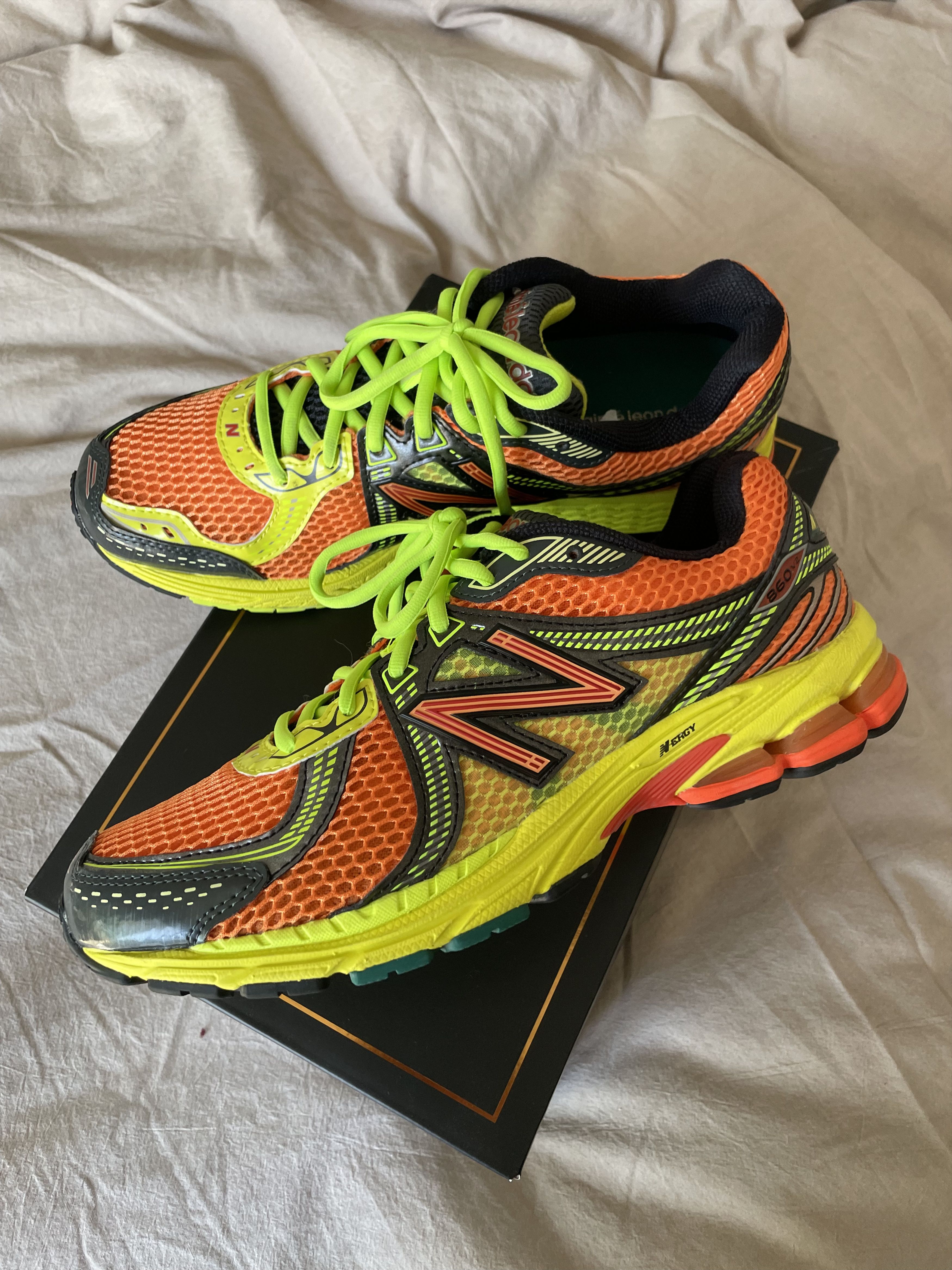 Aime Leon Dore × New Balance Aime Leon Dore Orange New Balance 860v2 Size US 9 / EU 42 - 1 Thumbnail