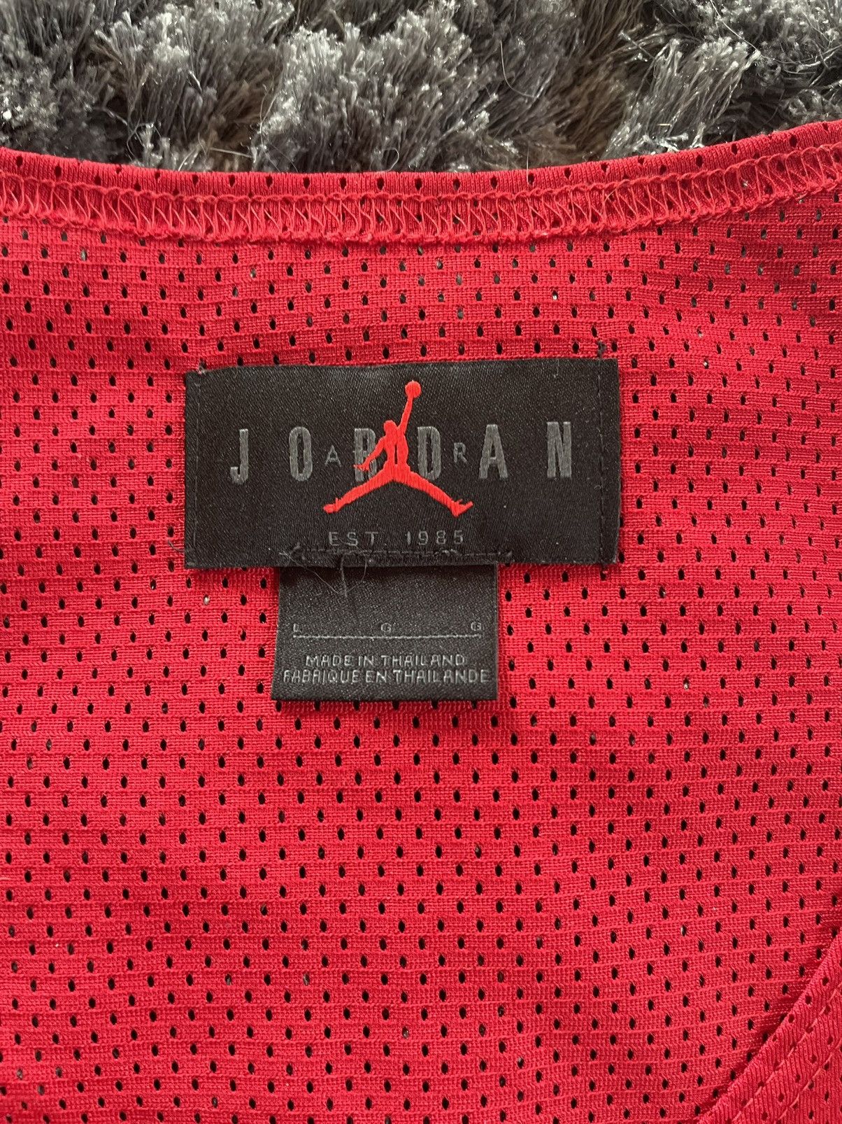Jordan Brand × Vintage Vintage Jordan Jearsy/ Trikot Red XL Size US XL / EU 56 / 4 - 4 Thumbnail