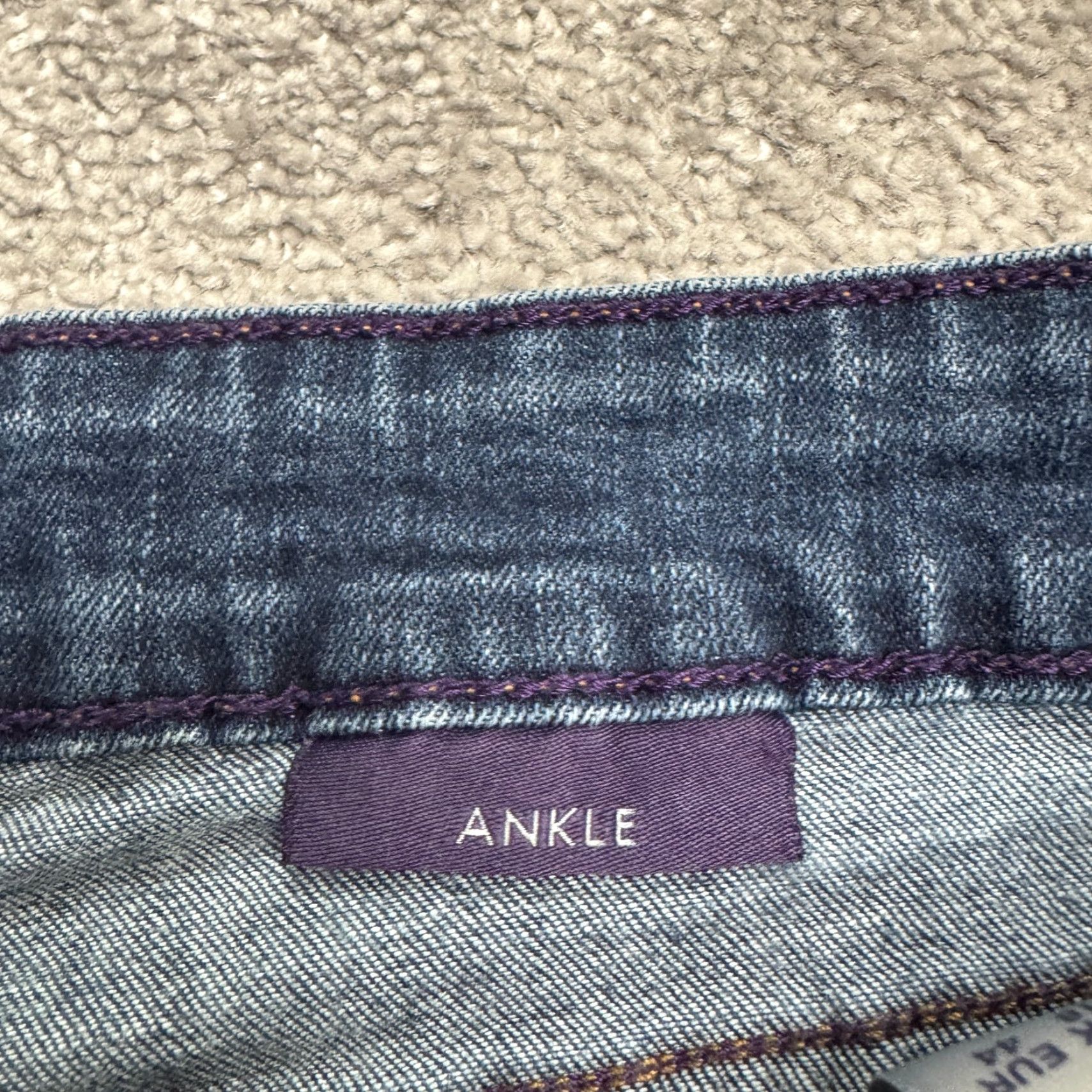 NYDJ NYDJ Jeans Womens 14W Blue Medium Wash Ankle Cropped Tapered Casual 34x25 Size 36" / US 14 / IT 50 - 7 Thumbnail