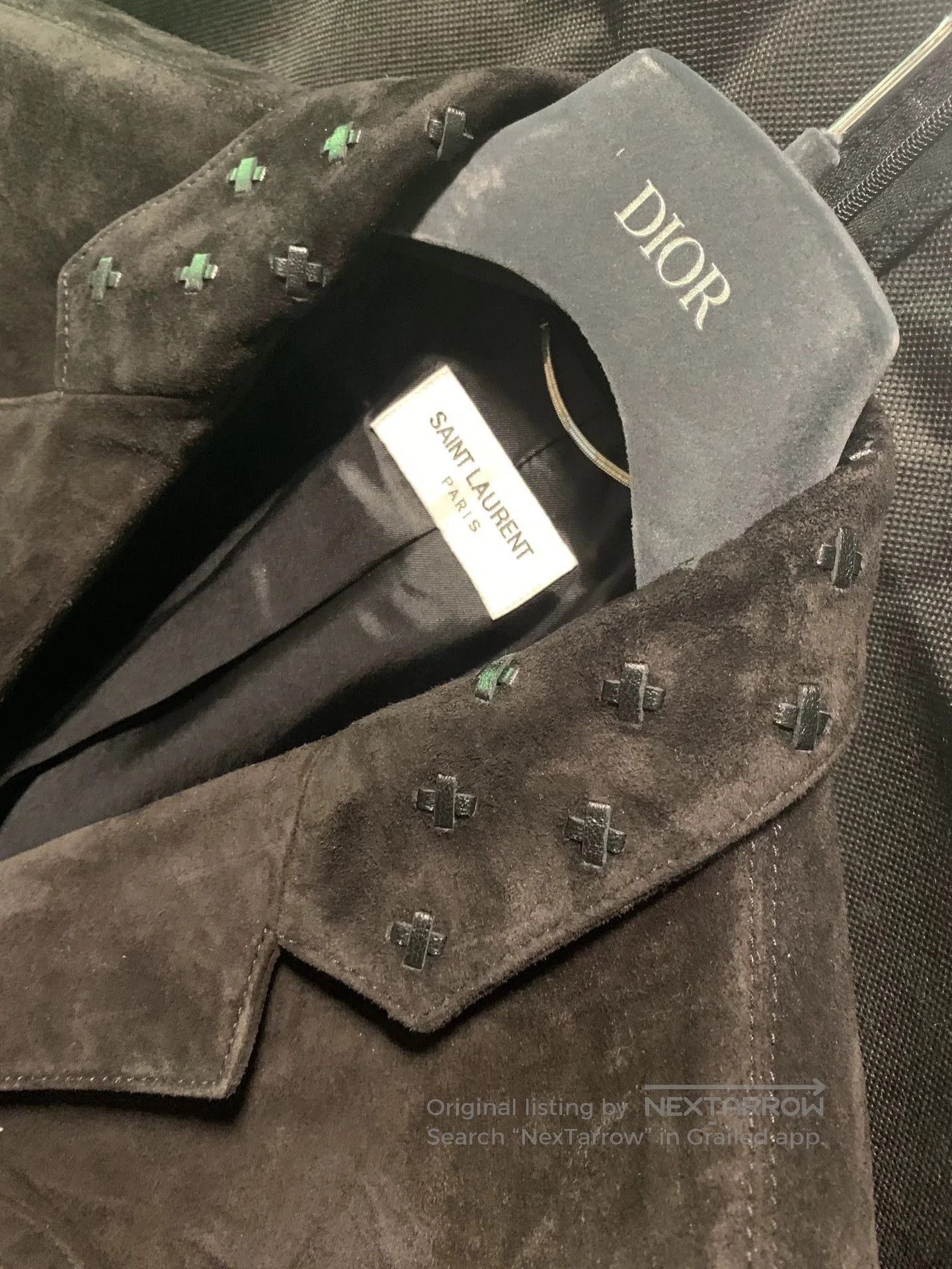 Yves Saint Laurent saint laurent suede blazer size 48. Size US M / EU 48-50 / 2 - 6 Thumbnail