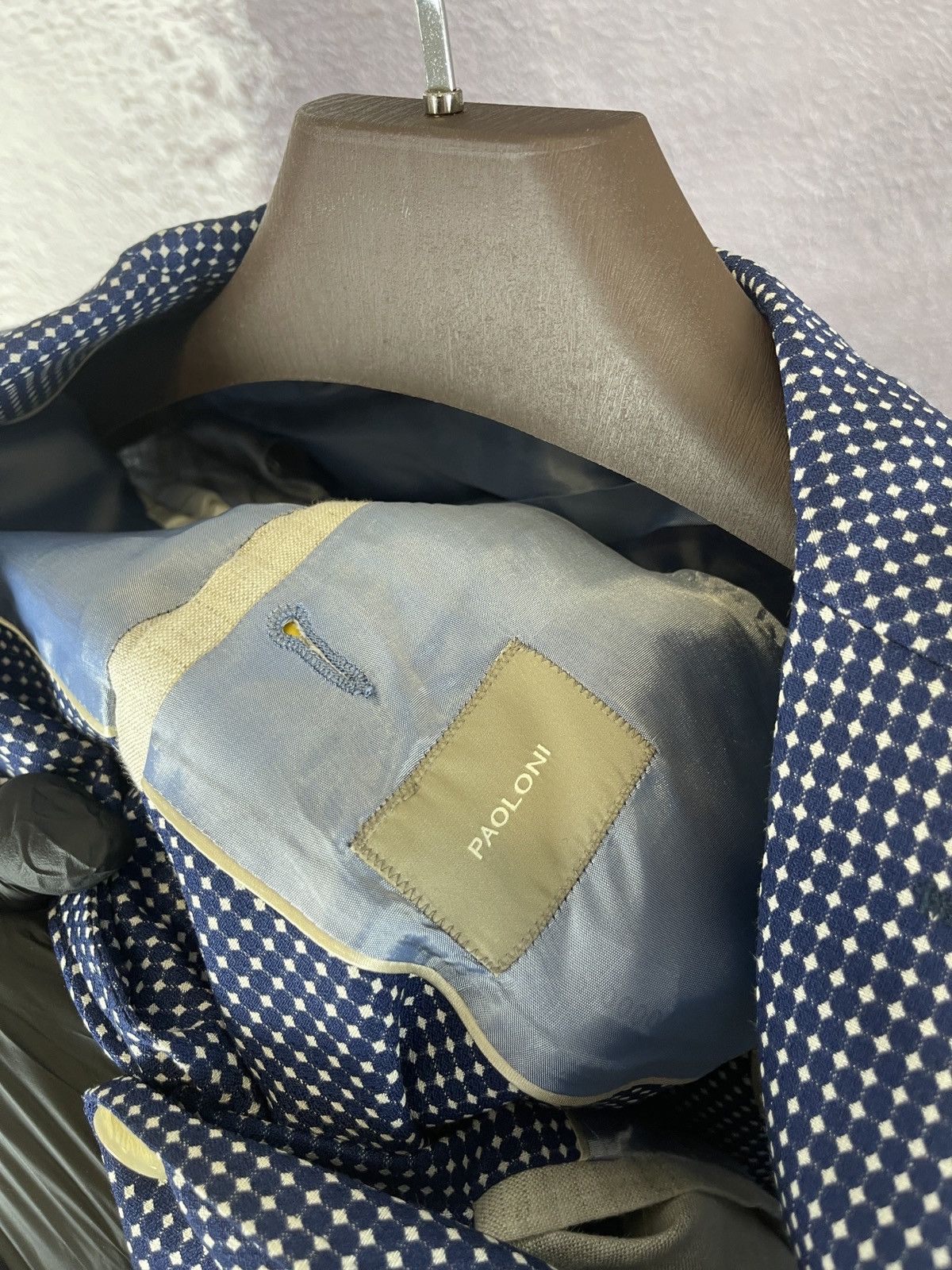 Paoloni Paoloni wool linen 3 button unlined blazer 3 button Size 40R - 12 Thumbnail