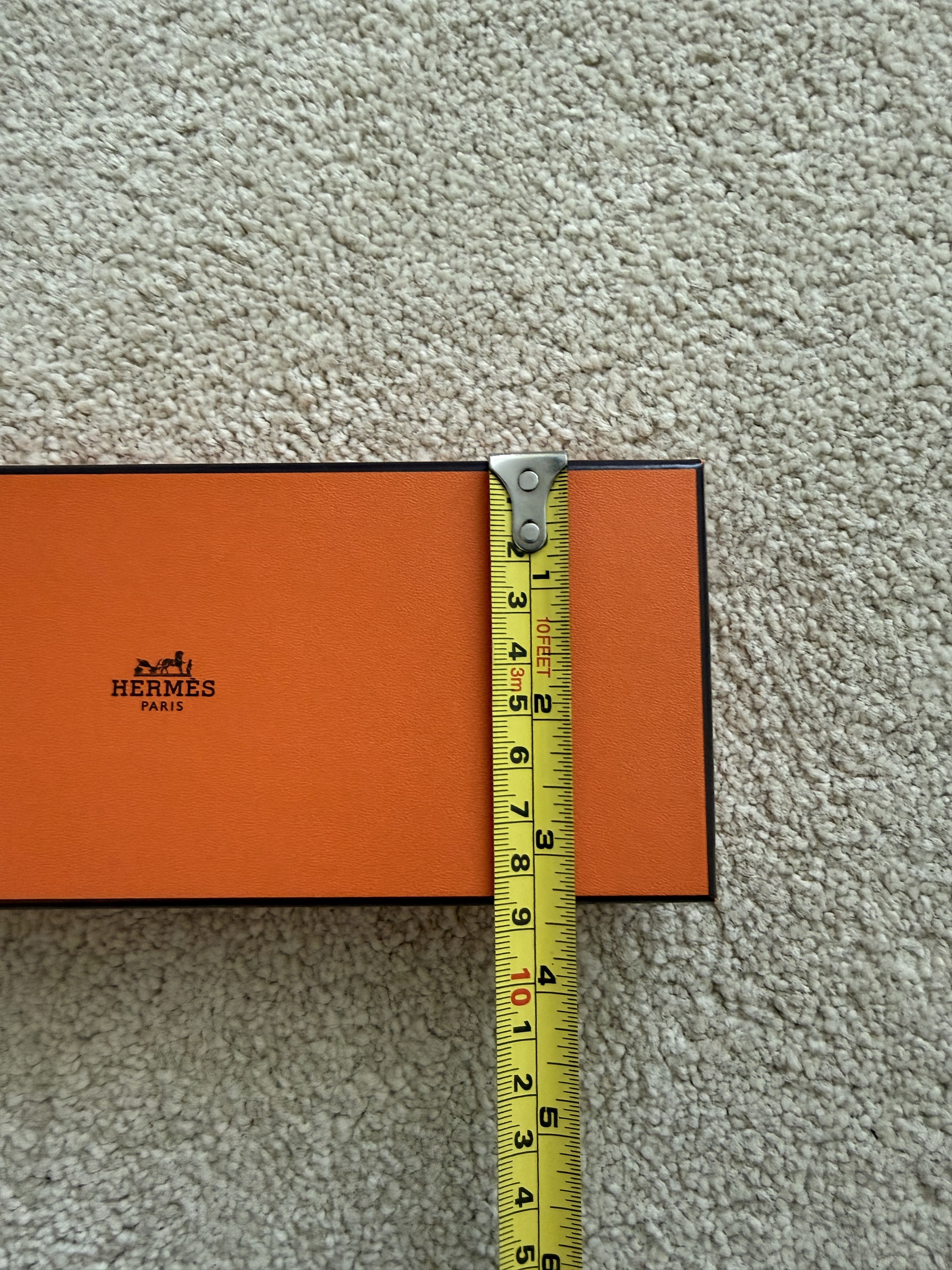 Hermes Authentic Hermes Small Gift Box - approx 3.5 x 8.25 Size ONE SIZE - 6 Thumbnail