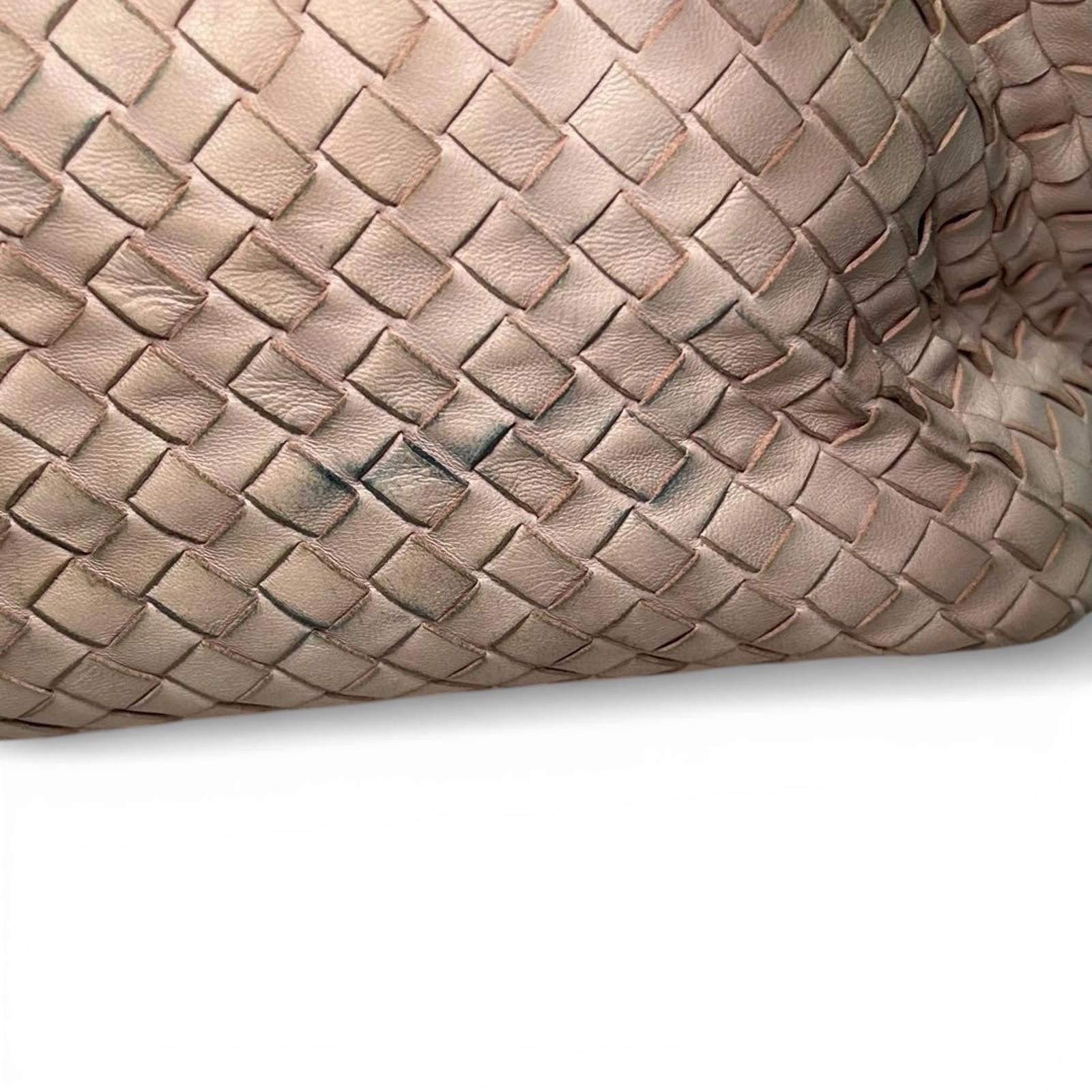 Bottega Veneta Bottega Veneta - Woven Leather Shoulder Bag Beige Size ONE SIZE - 3 Thumbnail