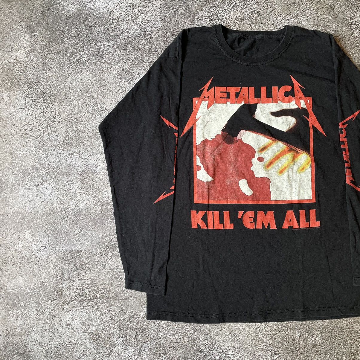 Vintage Vintage Y2K Metallica Kill Em All Graphic Band Tee Worn In L Size US L / EU 52-54 / 3 - 4 Thumbnail