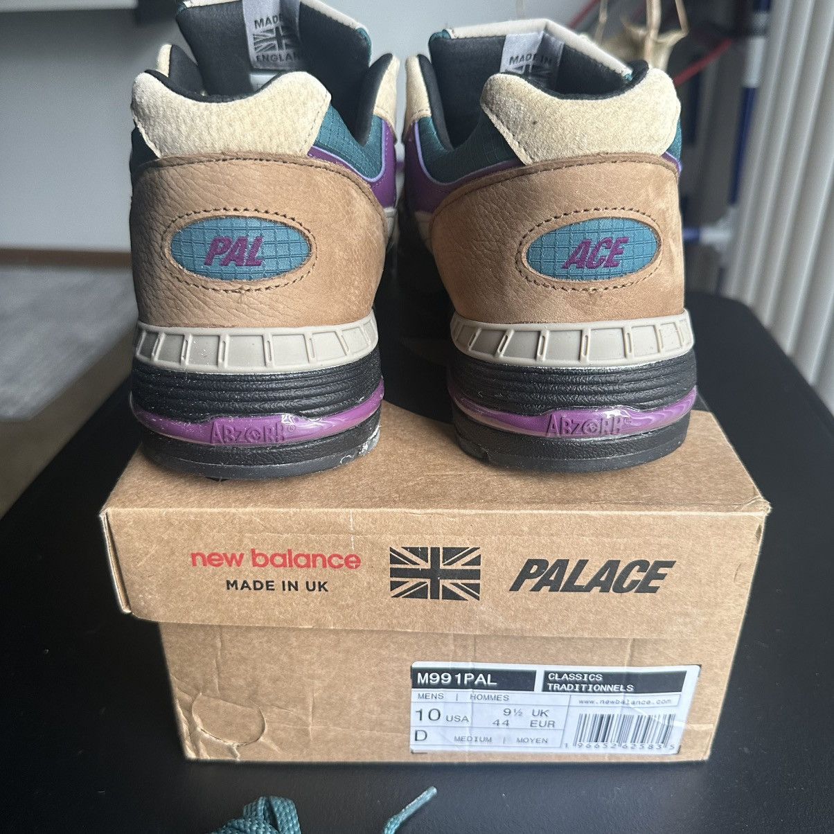 New Balance × Palace New Balance Palace x 991 Made in England Taos Taupe Grape Size US 10 / EU 43 - 5 Thumbnail