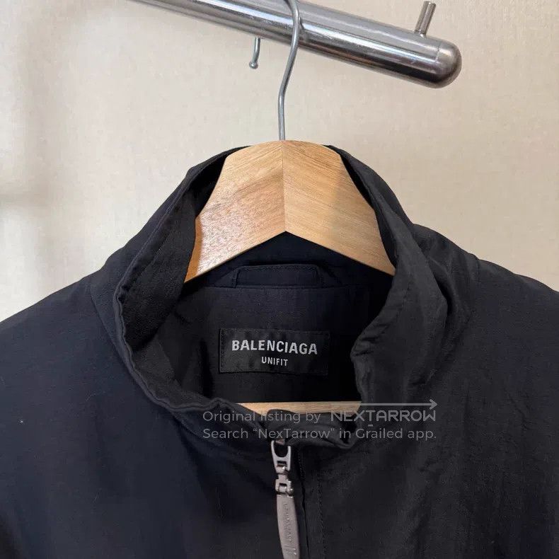 Balenciaga Balenciaga Solid Color Zip-Up Stand Collar Sports Long Sle Size US XL / EU 56 / 4 - 3 Thumbnail