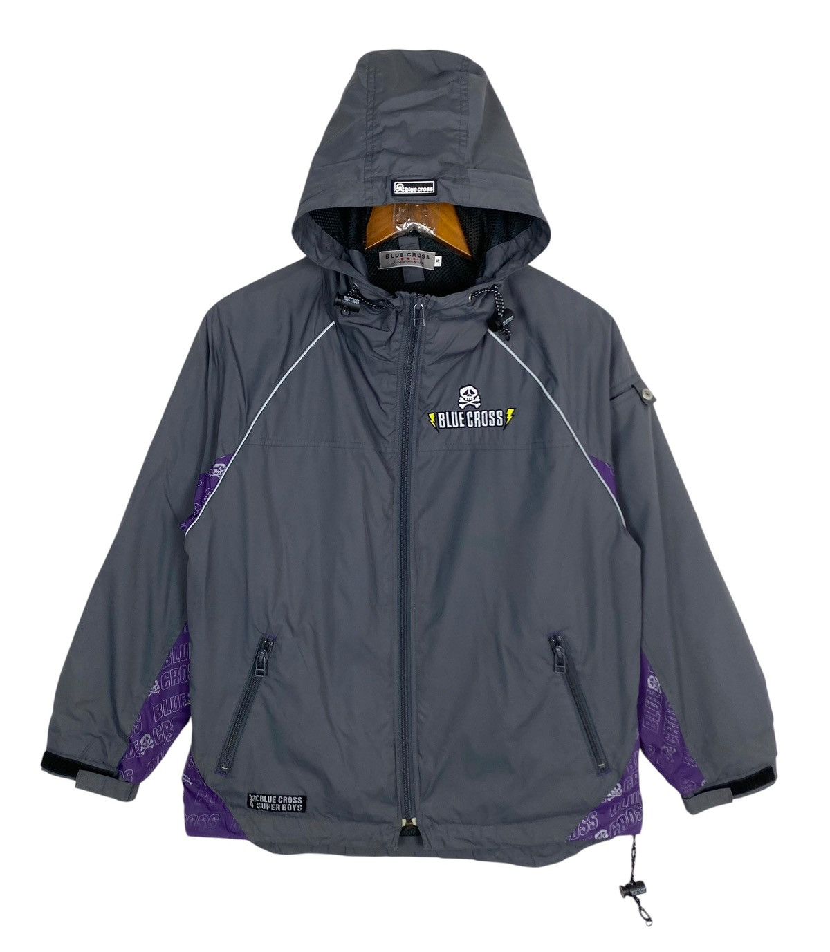 Other Rare‼️ Blue Cross (Super Boys) Hooded Windbreaker Jacket Size US XS / EU 42 / 0 - 1 Thumbnail