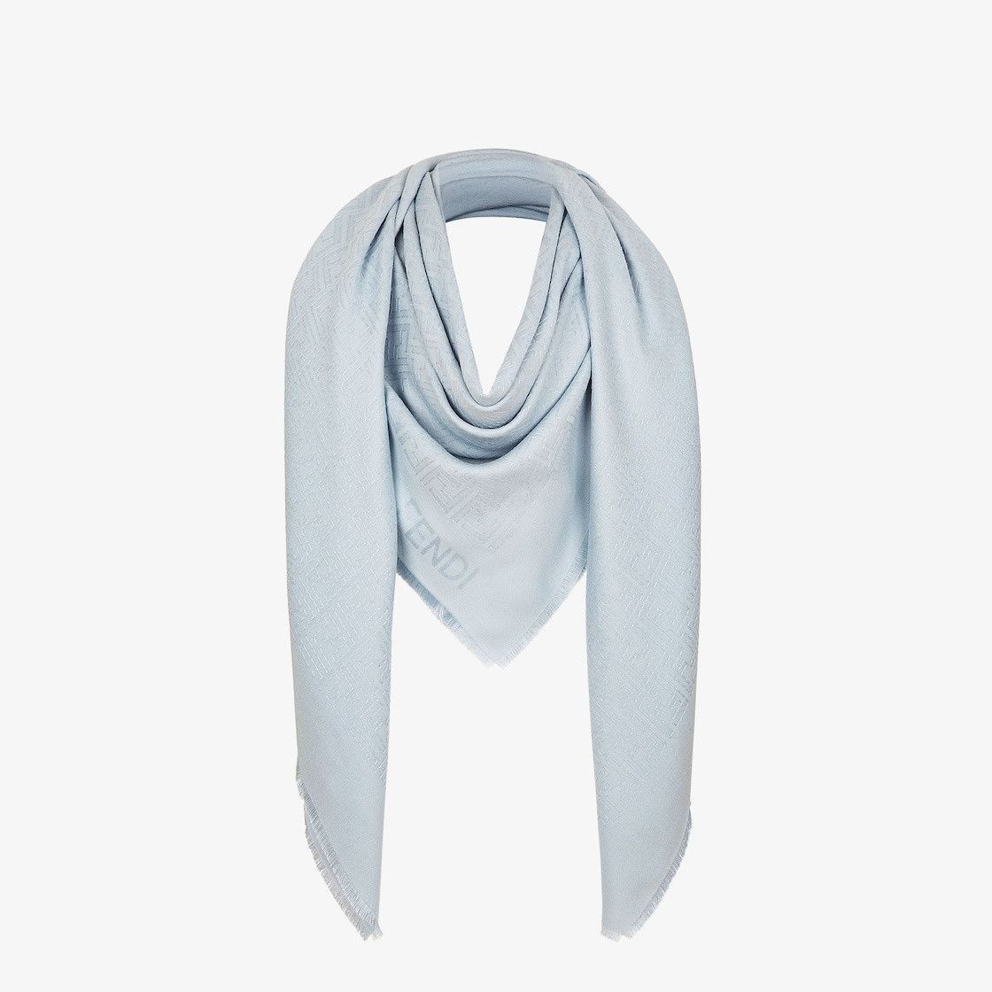 Fendi o1s1wg111224 Size: OS / FF Scarf in Light Blue Size ONE SIZE - 2 Thumbnail