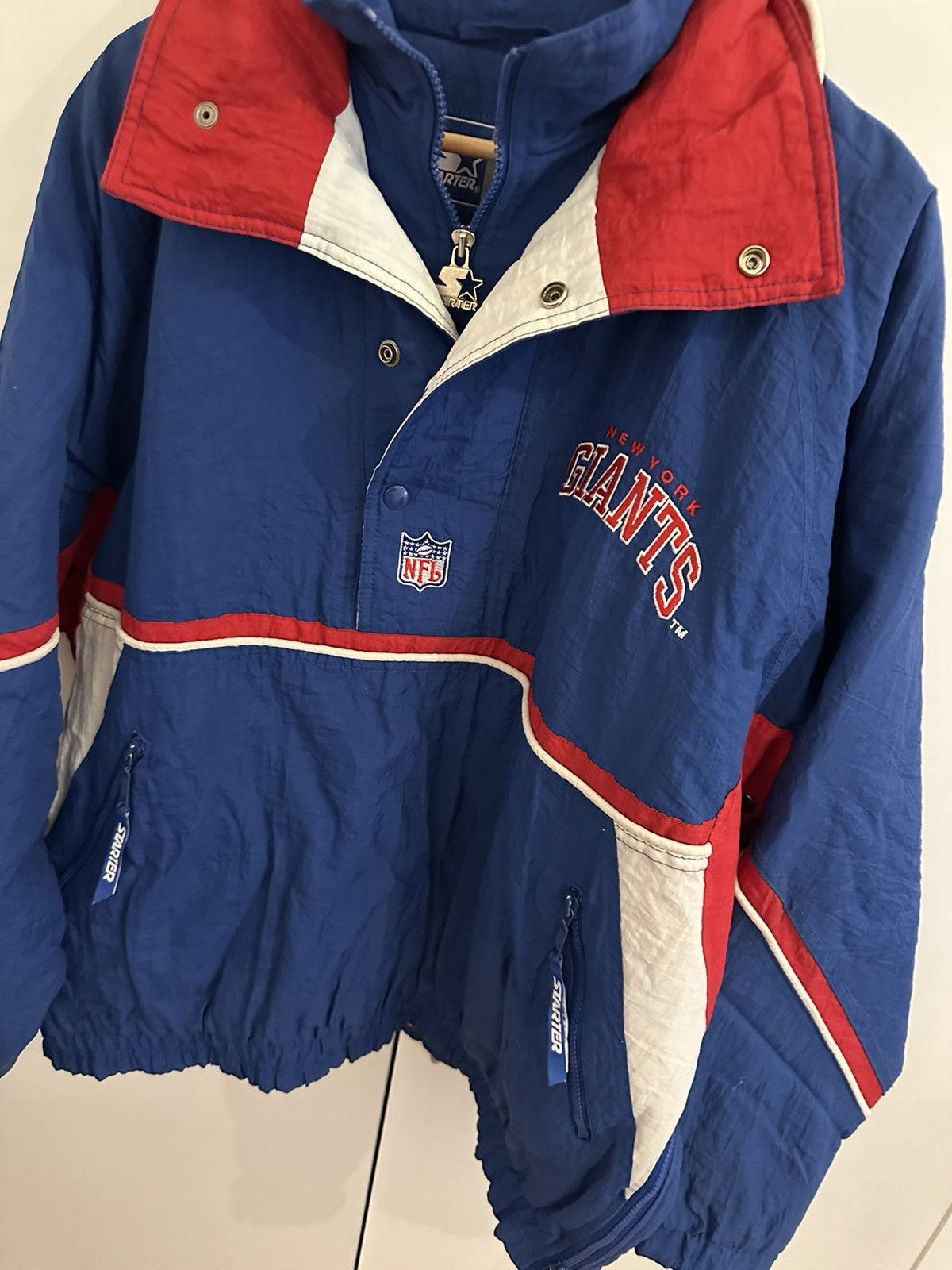 Starter Starter Jacke New York Giants Size L NFL Retro Giants Jacket Size US L / EU 52-54 / 3 - 4 Thumbnail