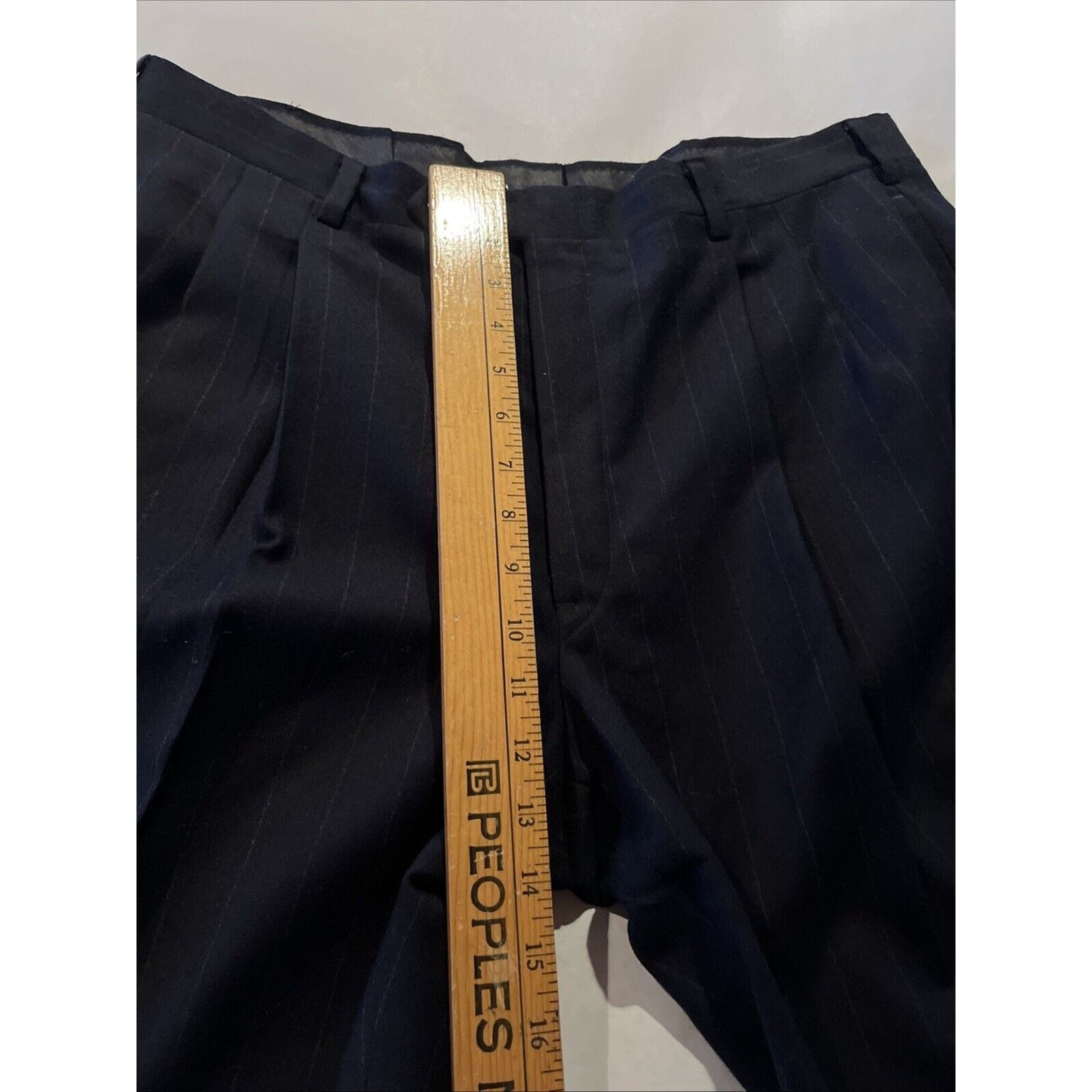 Jos. A. Bank Jos A Bank 38x30 100% Wool Dress Pants Black Executive Size US 38 / EU 54 - 9 Thumbnail