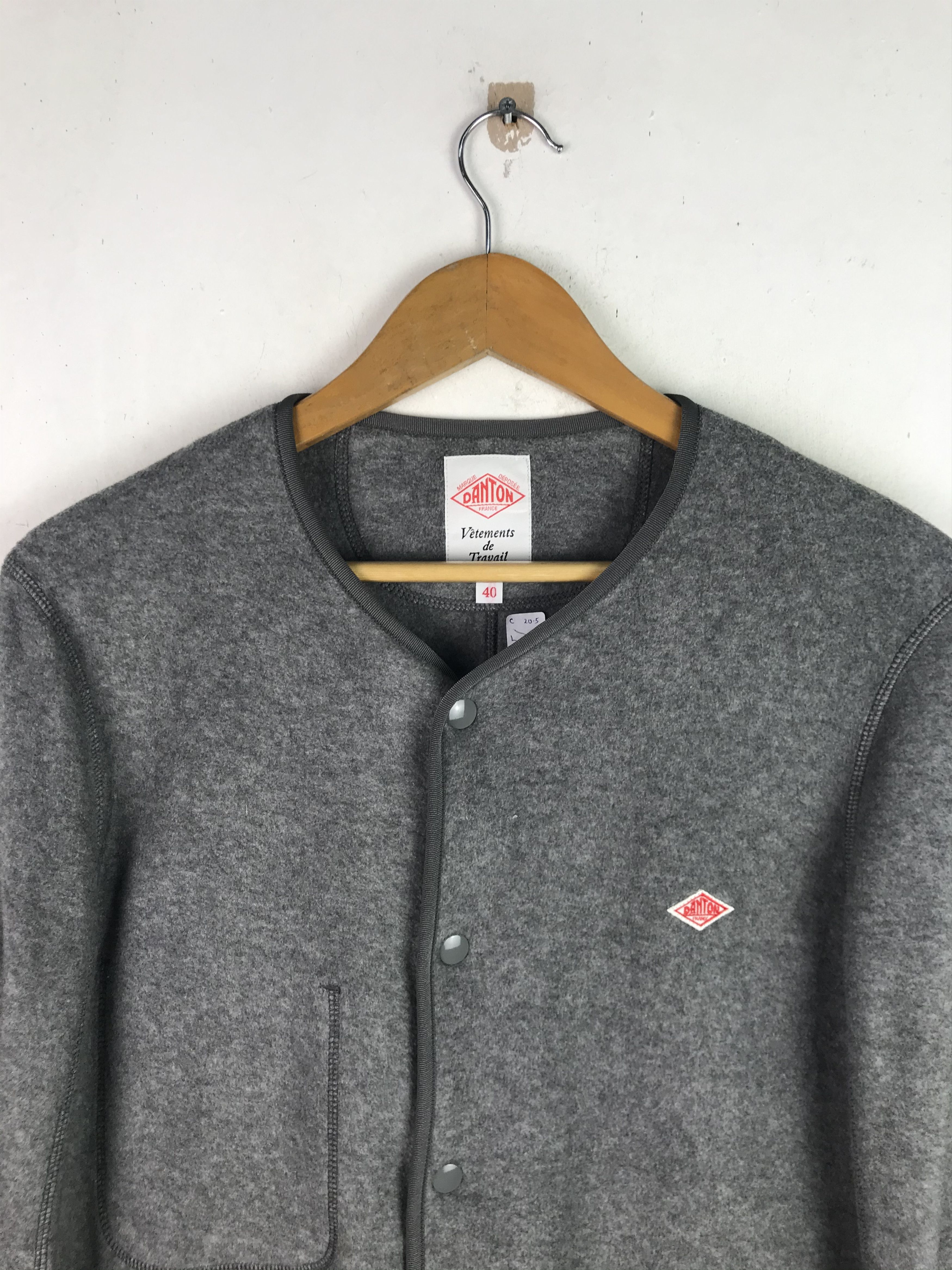 Danton × Japanese Brand VINTAGE DANTON VETEMENTS DE TRAVAIL FLEECE JACKET Size US M / EU 48-50 / 2 - 5 Thumbnail