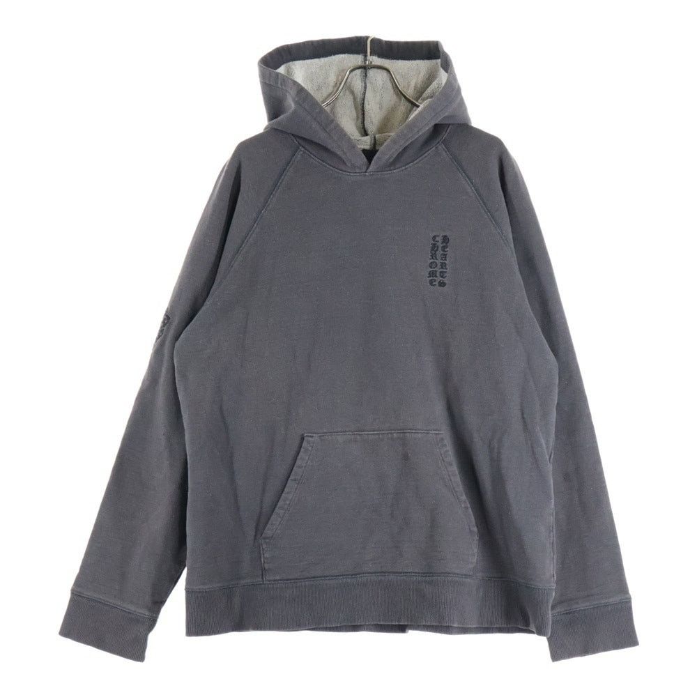 Chrome Hearts Y Not Logo Dagger Hoodie Gray