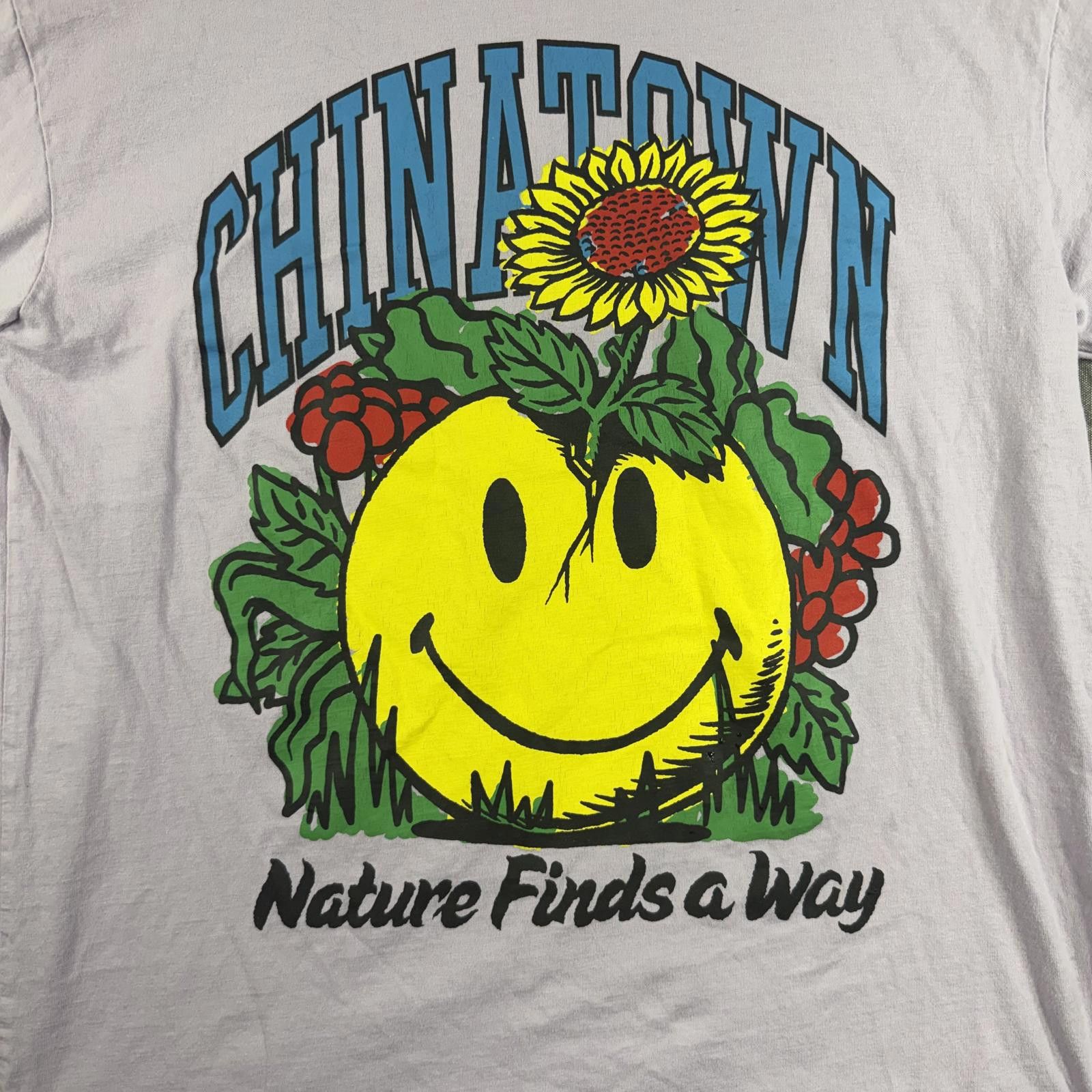 Other Chinatown Market Shirt Men's L Purple Smiley Originals Size US L / EU 52-54 / 3 - 3 Thumbnail