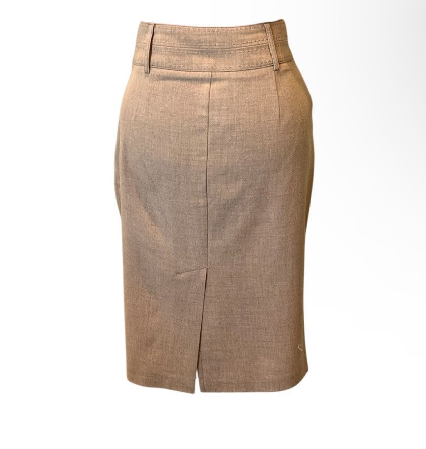 Other XOXO Signature High Waist Pencil Skirt Sz 9/10 Taupe Stretch Size 32" / US 10 / IT 46 - 2 Thumbnail