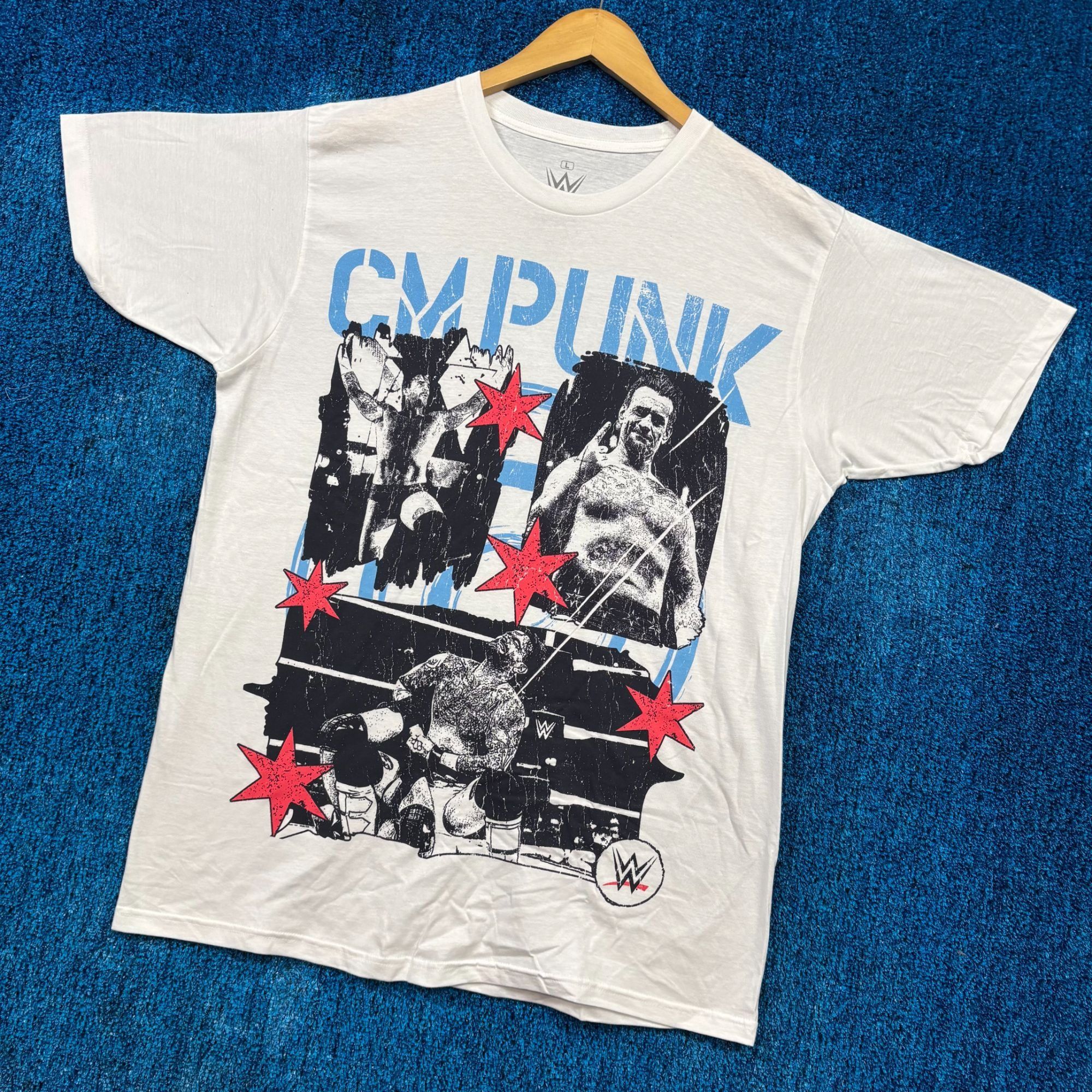WWE CM Punk The Best in the World Superstar Collage WWE Tee L Size US L / EU 52-54 / 3 - 3 Thumbnail