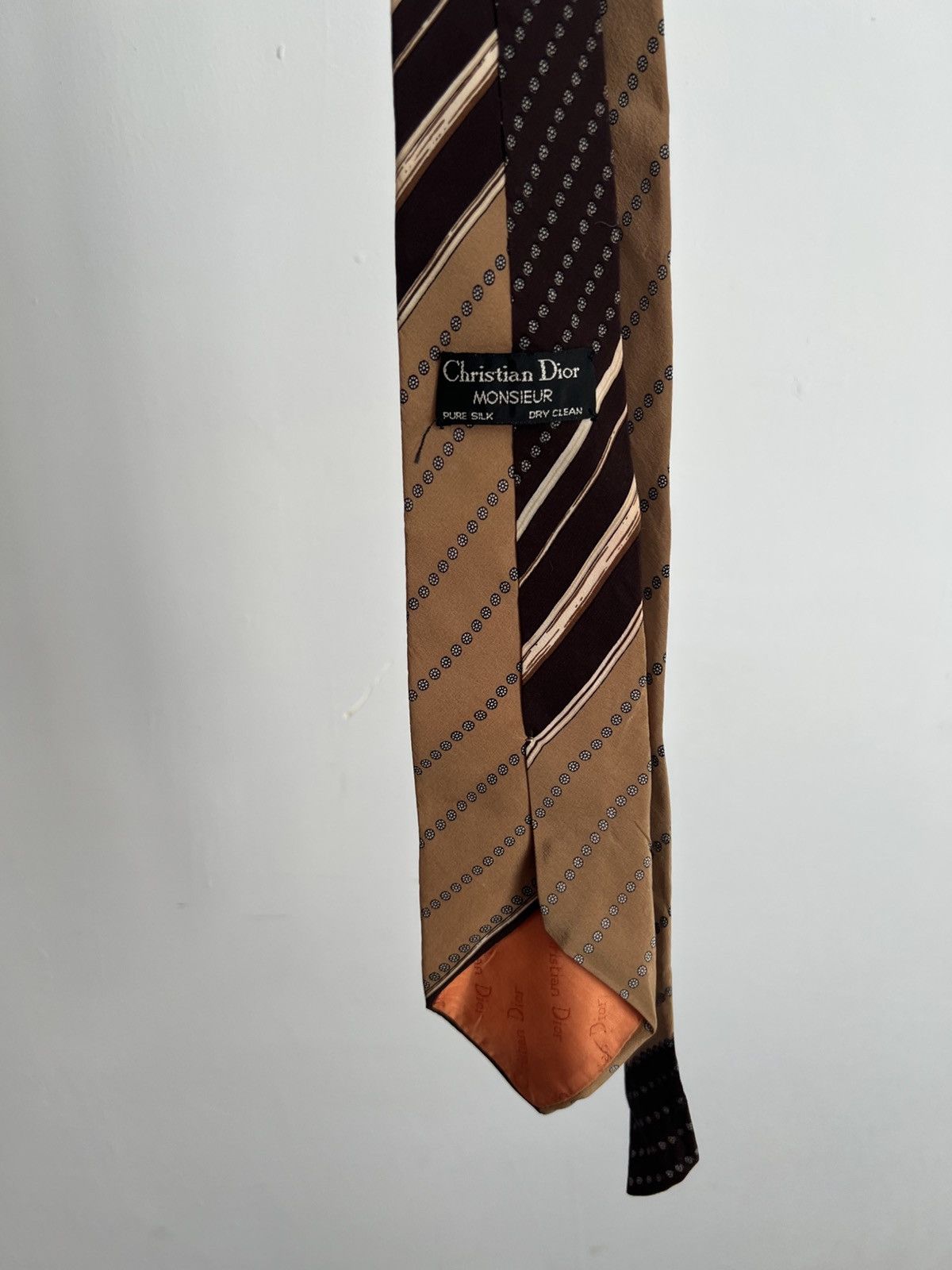 Christian Dior Monsieur Rare Vintage Christian Dior Tie Size ONE SIZE - 4 Thumbnail