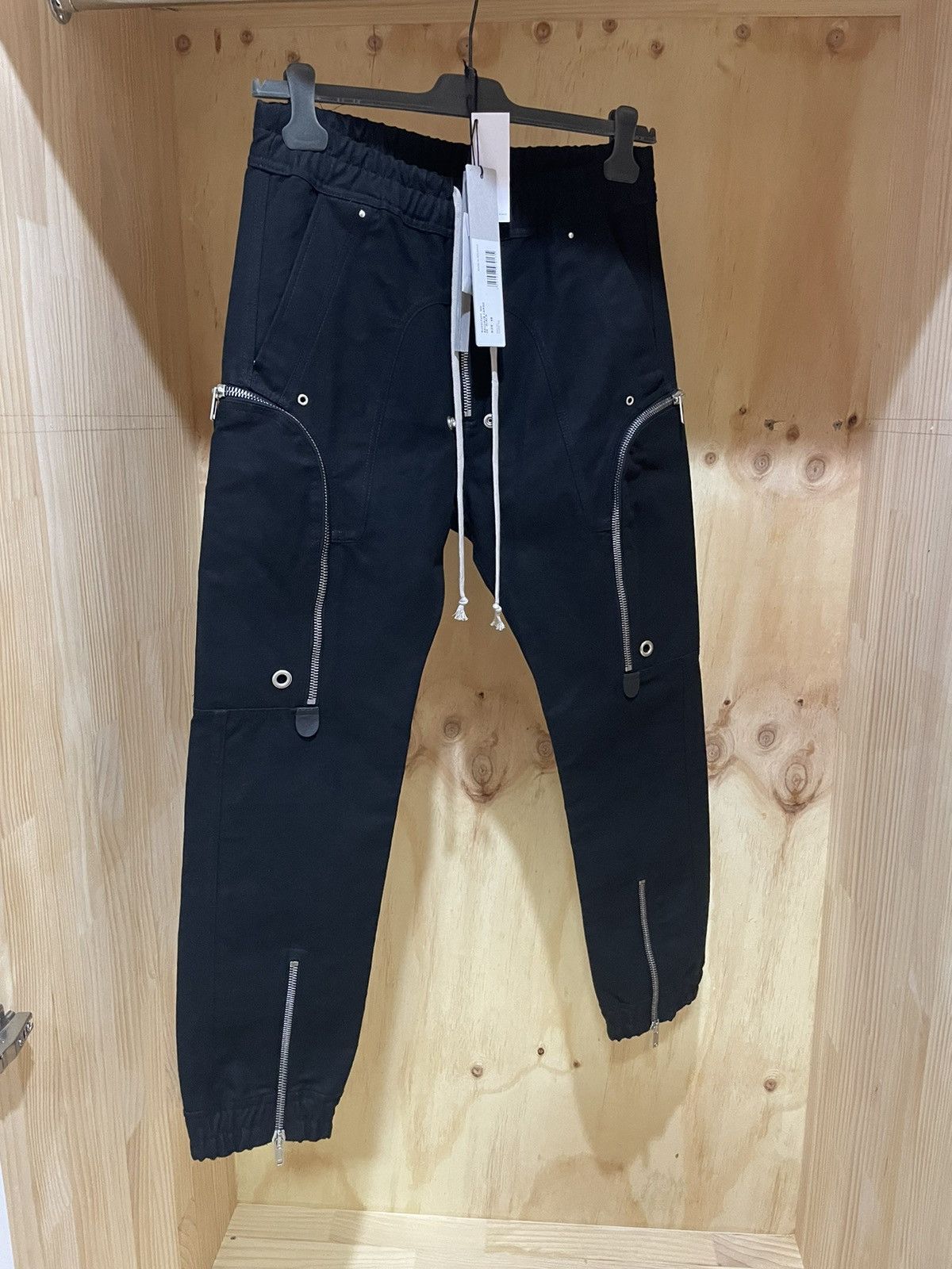 Rick Owens Rick Owens FW23 Moleskin Bauhaus Cargo Jogger pants 48 Size US 32 / EU 48 - 2 Thumbnail