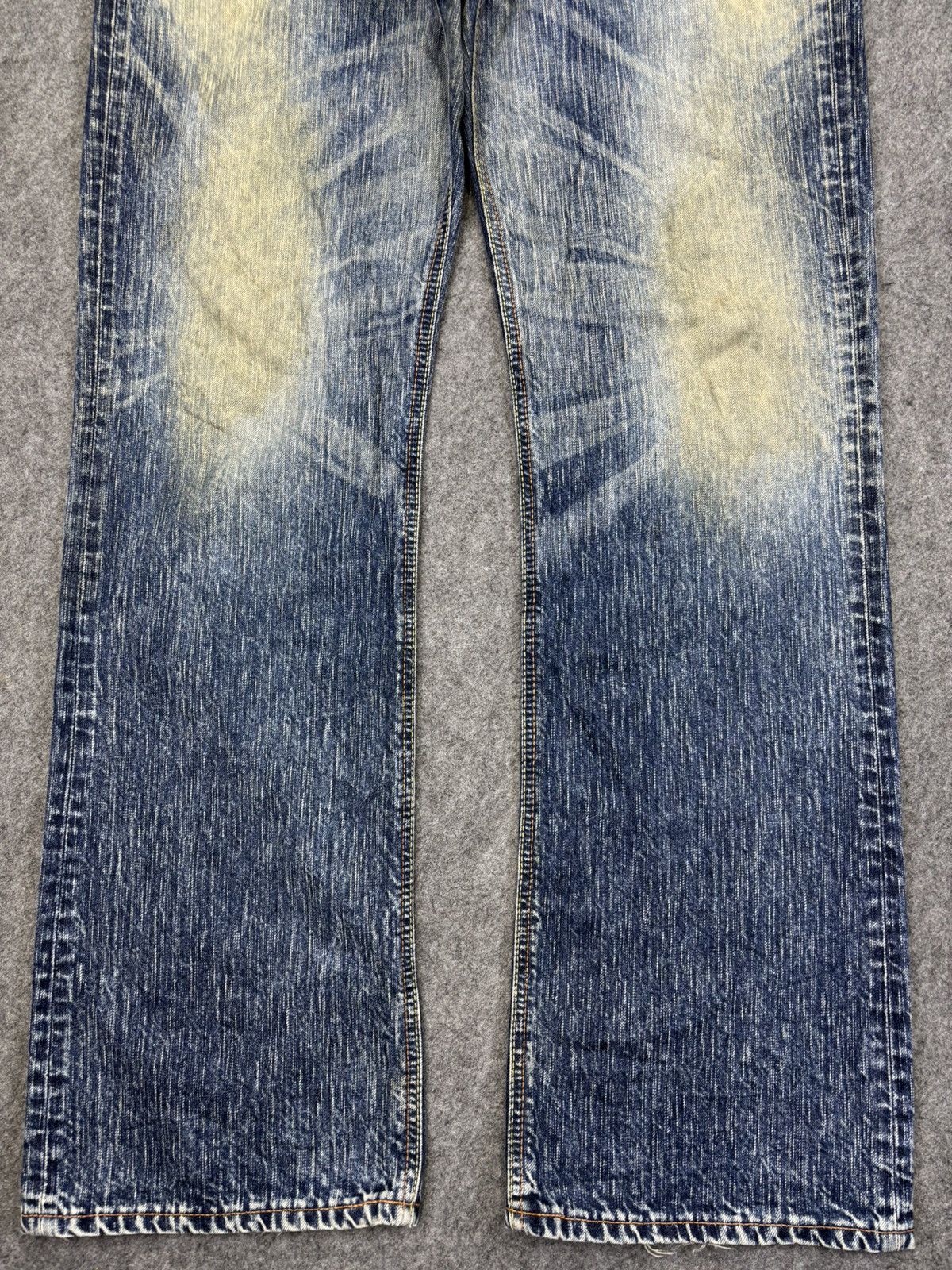 Edwin Flare Edwin 503 Sandy Style Crazy Fades Denim F922 Size US 35 - 6 Thumbnail