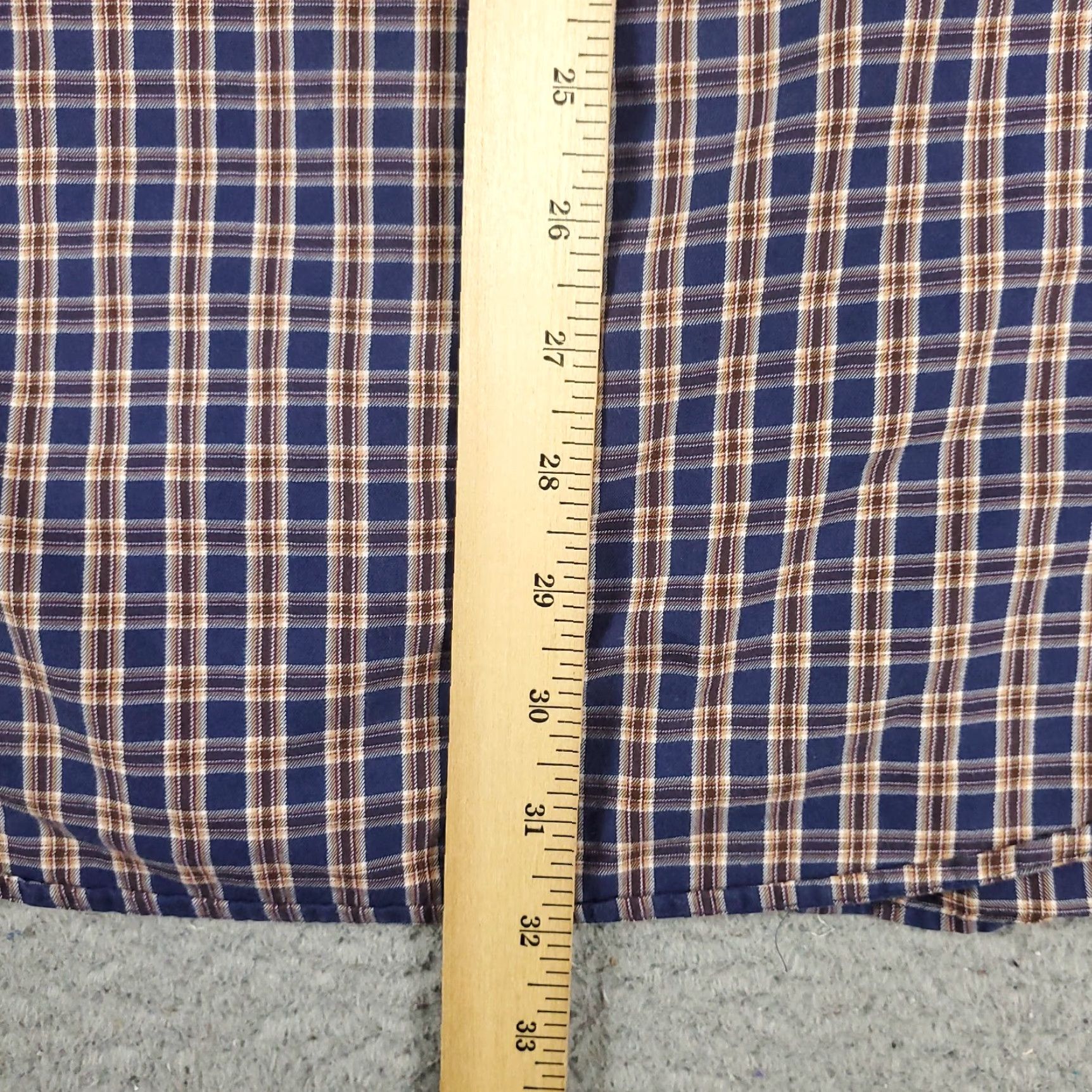 Peter Millar PETER MILLAR Button-Up Shirt Mens Size XL Blue Plaid Long Sleeve Casual Classic Size US XL / EU 56 / 4 - 4 Thumbnail