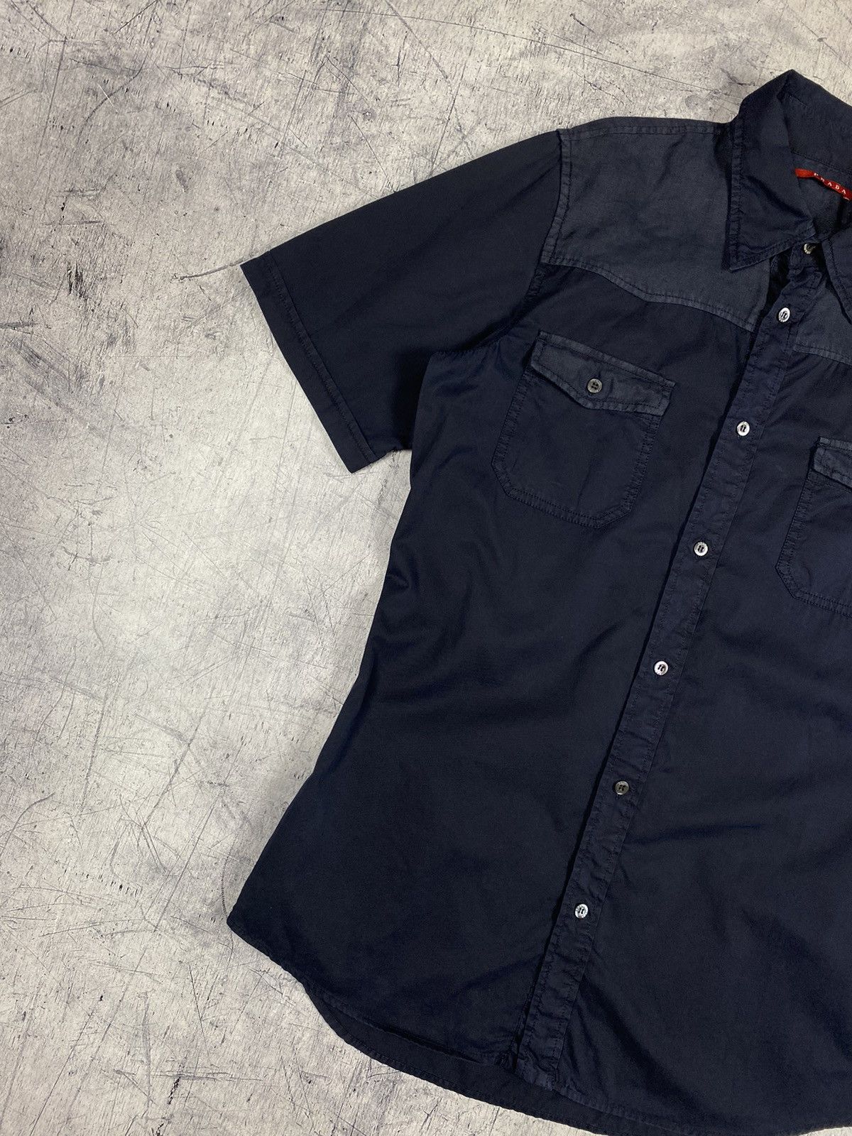 Prada × Vintage Vintage Prada Designer Luxury Button Up Shirt Size US M / EU 48-50 / 2 - 3 Thumbnail