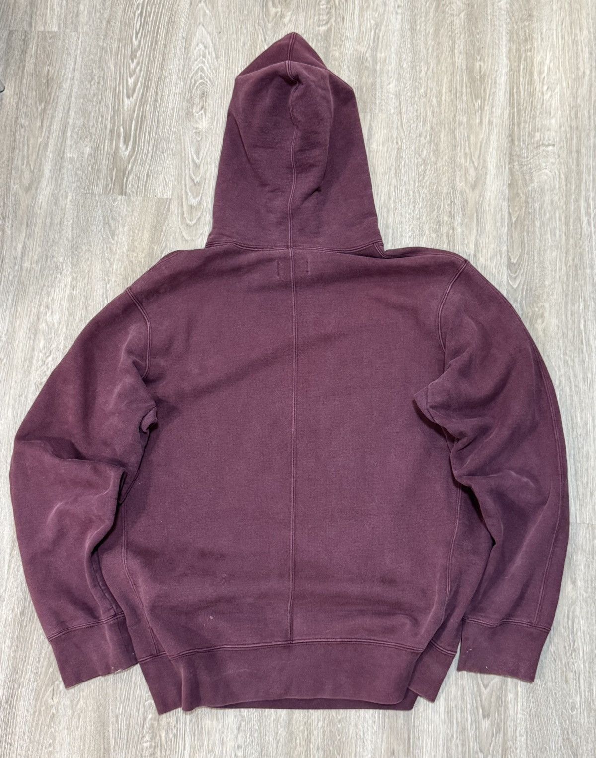 Vintage Faded Thick Purple Hoodie Size US XL / EU 56 / 4 - 4 Thumbnail