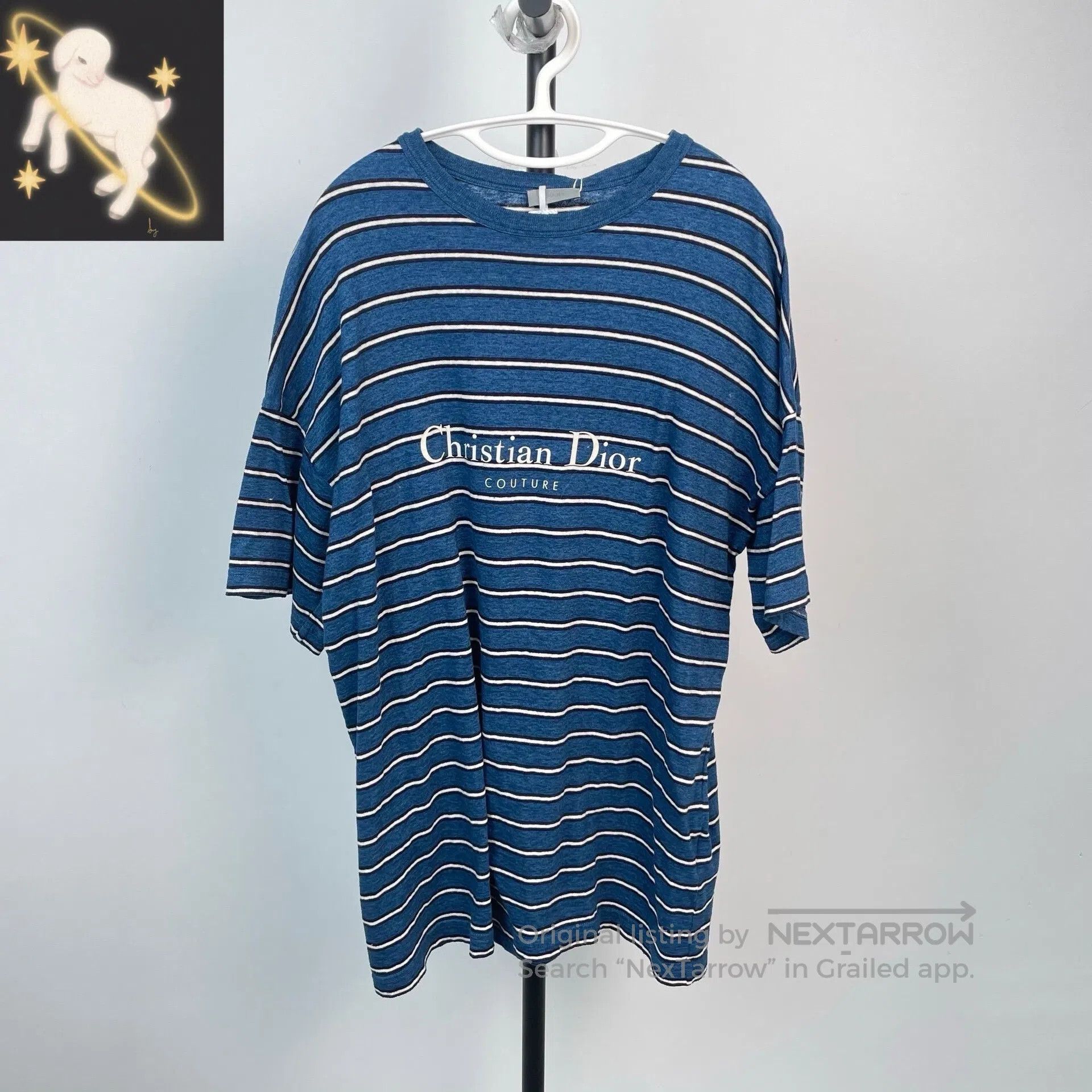 Dior × Hedi Slimane Dior Homme SS05 Painted Stripe Shirt | Grailed