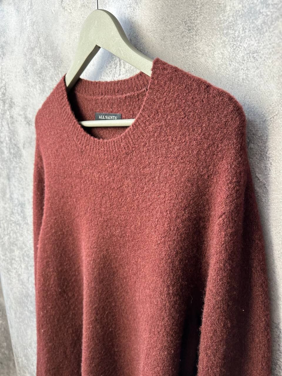 Allsaints ALLSAINTS Hawk Crew Wool Sweater Oversized Men's Size Small Size US S / EU 44-46 / 1 - 6 Thumbnail