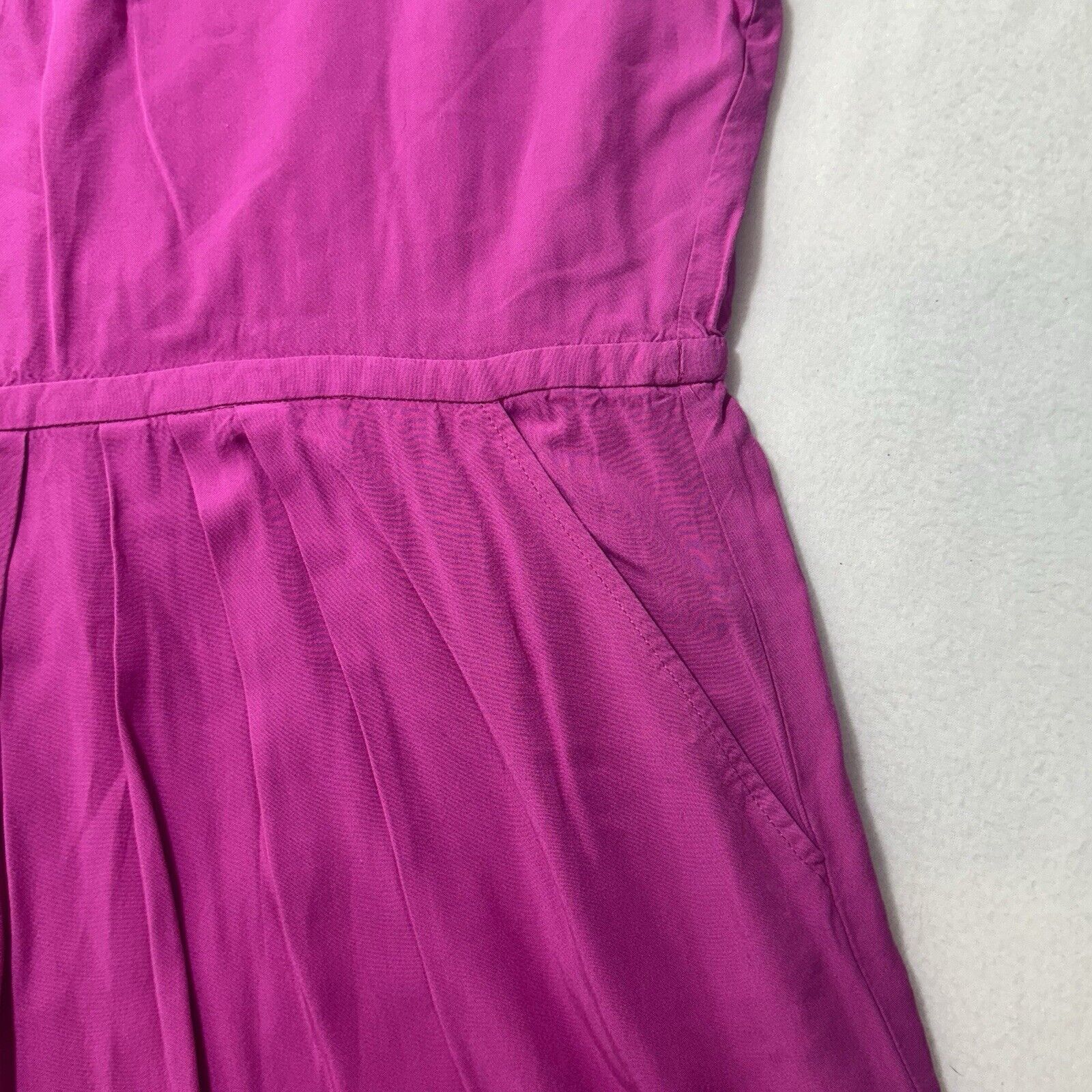 J.Crew J. Crew 12 Magenta Pink Mini Dress Pullover Pockets Size XL / US 12-14 / IT 48-50 - 5 Thumbnail