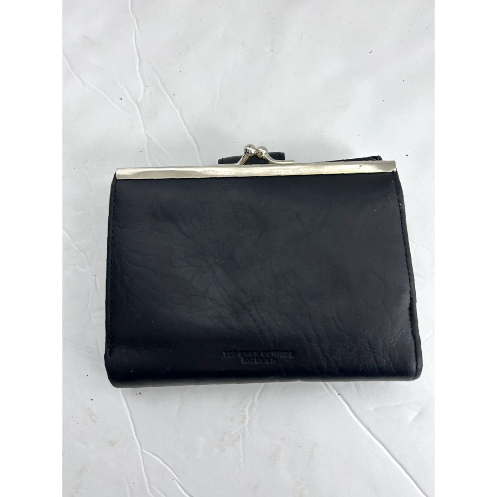 Vintage VINTAGE Buxton Wallet Bifold Black With Clasp Change Purse Wristlet Women Size ONE SIZE - 5 Thumbnail